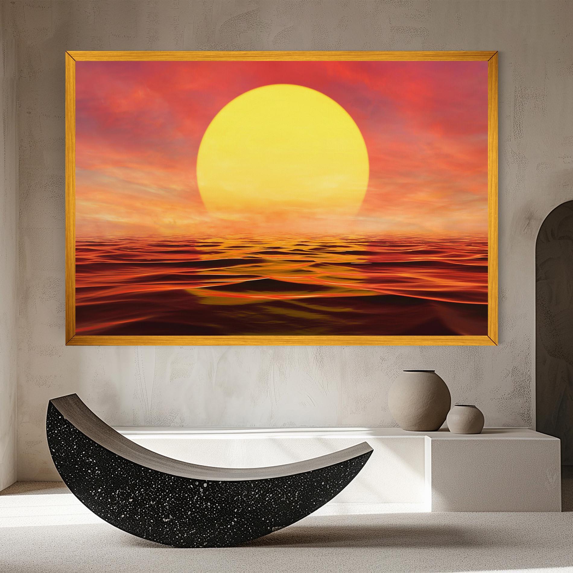 Tablou Canvas Clouds Reflection Sky mockup 8