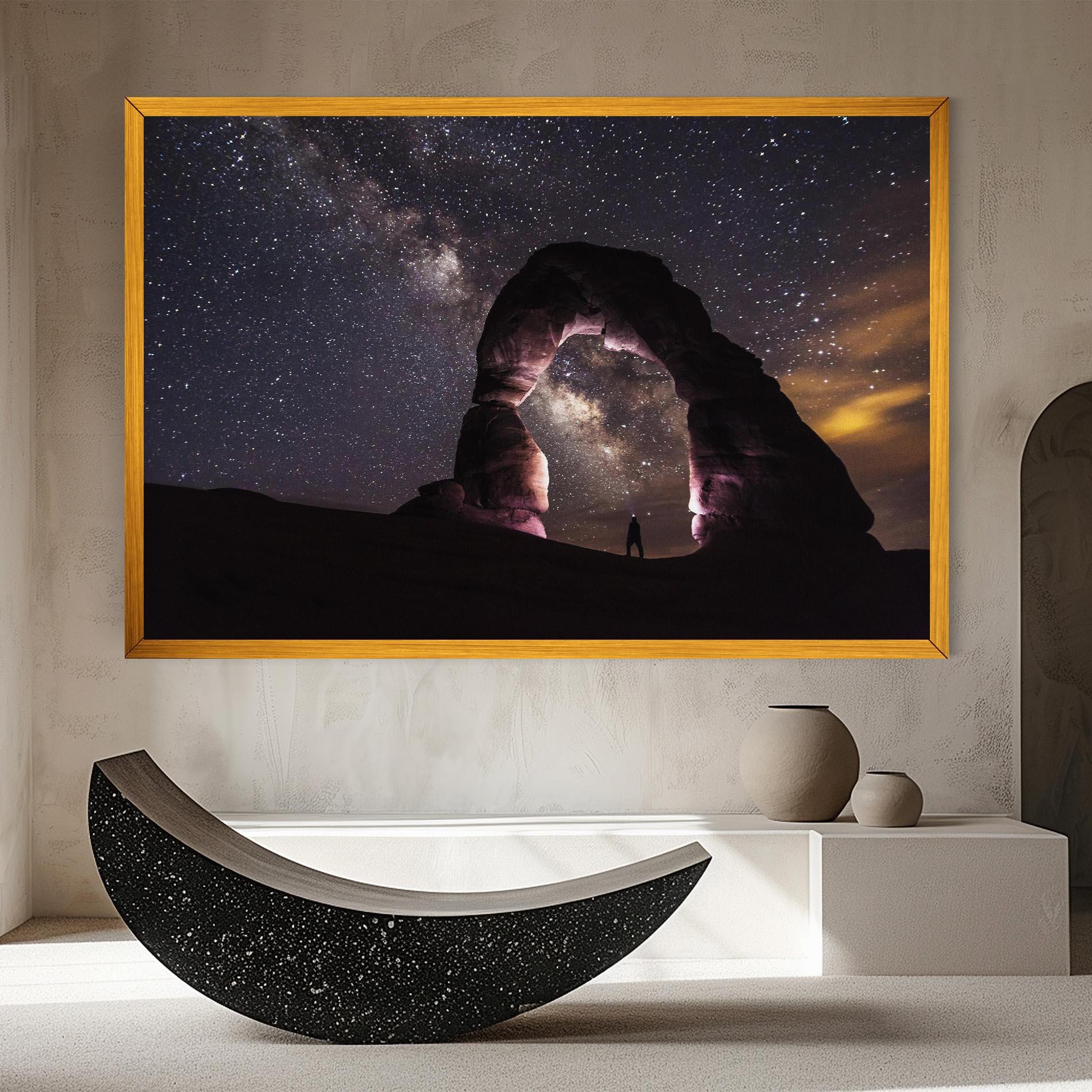 Tablou Canvas Stars Landscape mockup 8