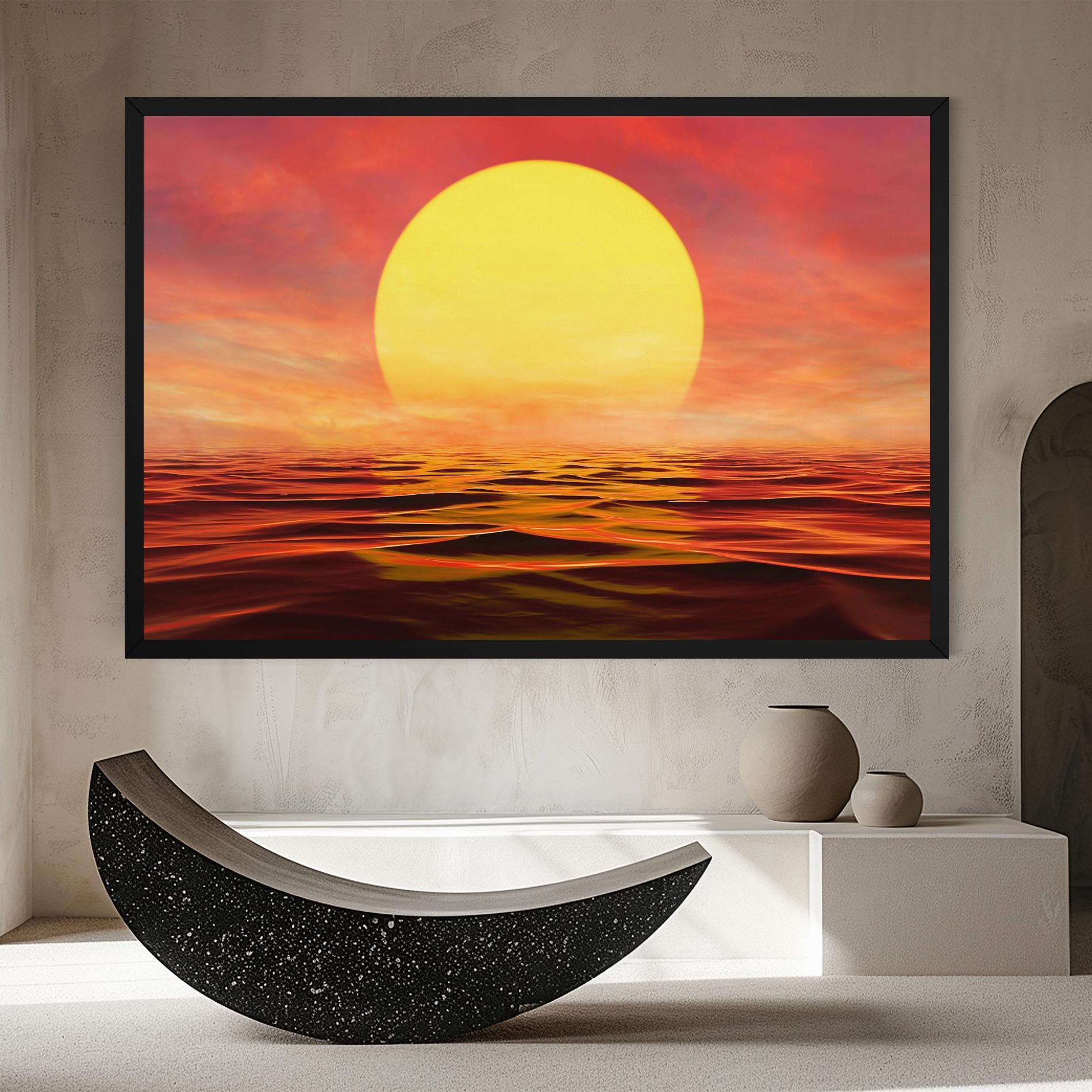 Tablou Canvas Clouds Reflection Sky mockup 8