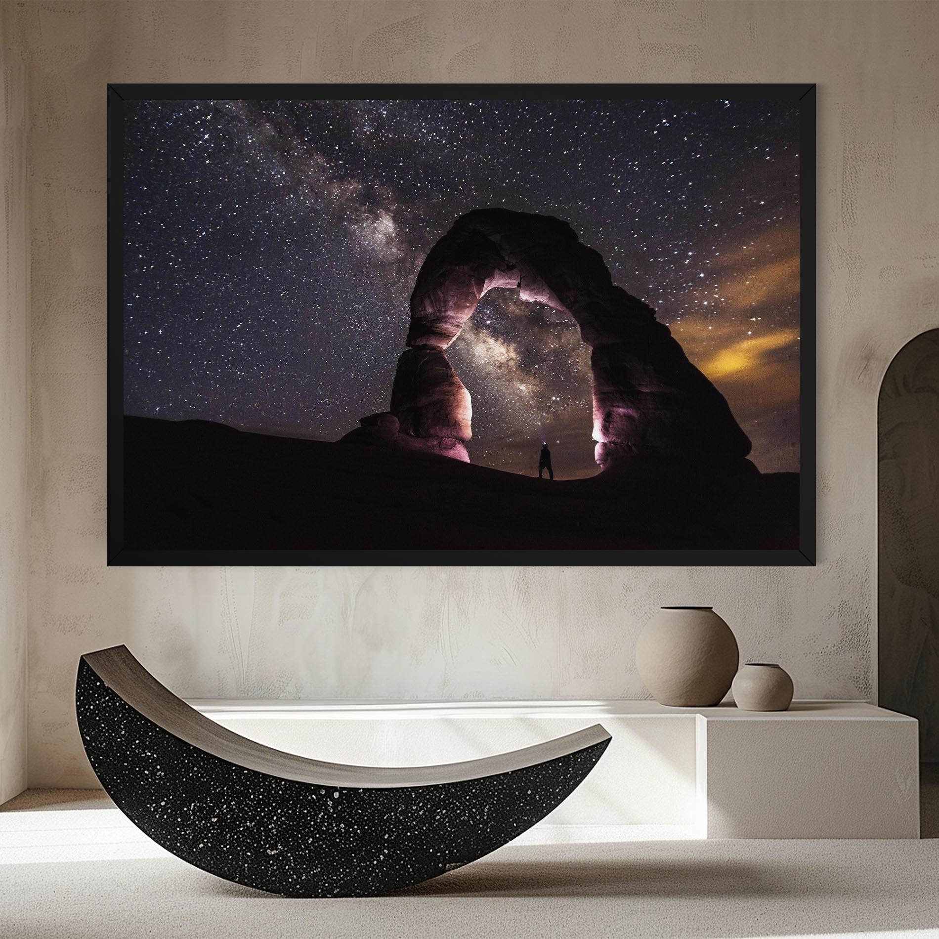 Tablou Canvas Stars Landscape mockup 8