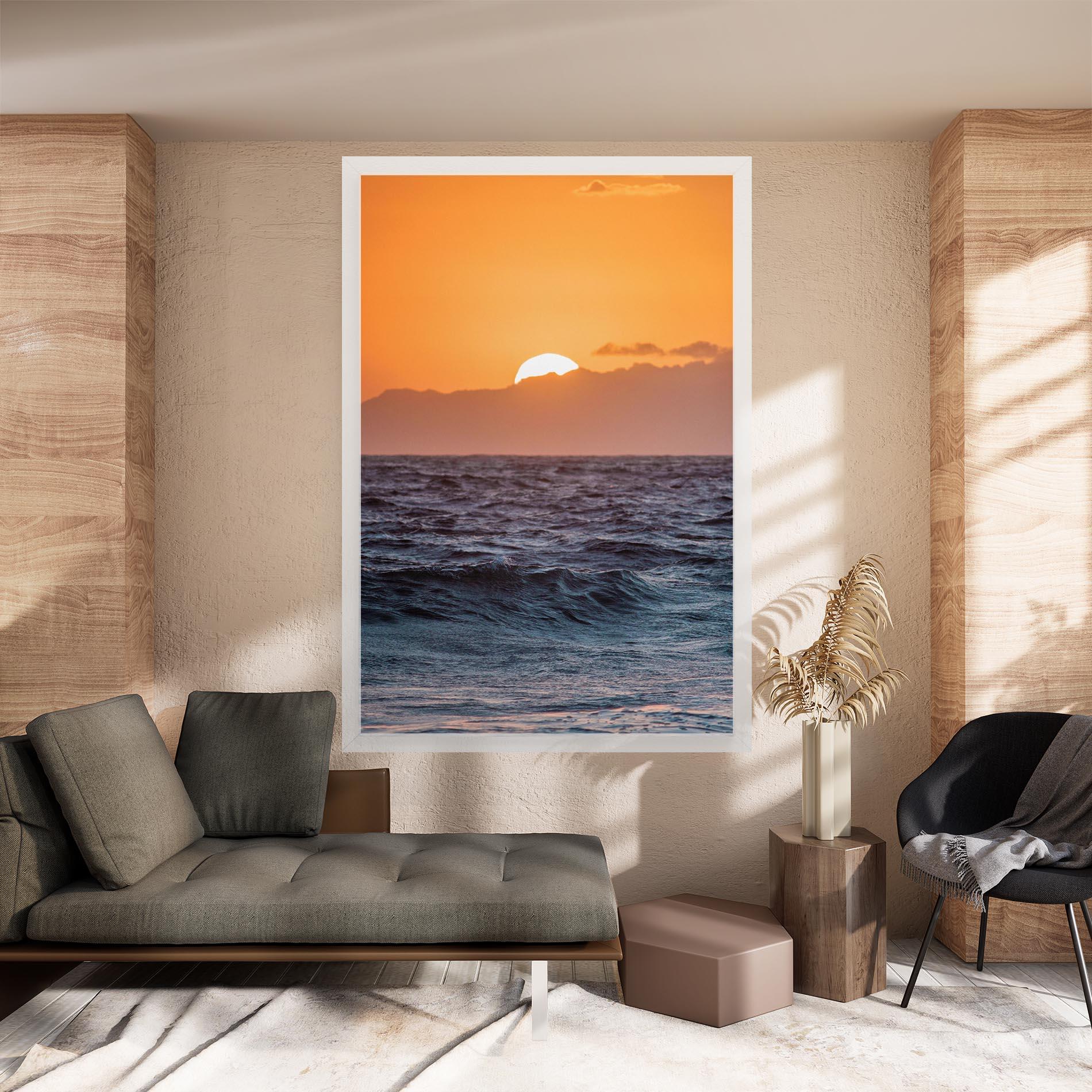 Tablou Canvas Morning Waves mockup 8