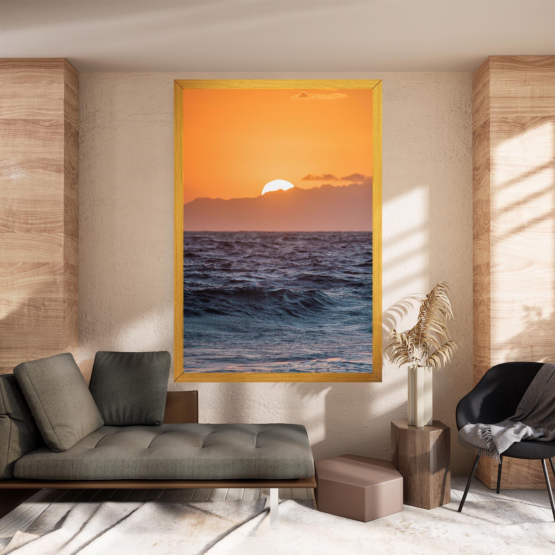 Tablou Canvas Morning Waves mockup 8