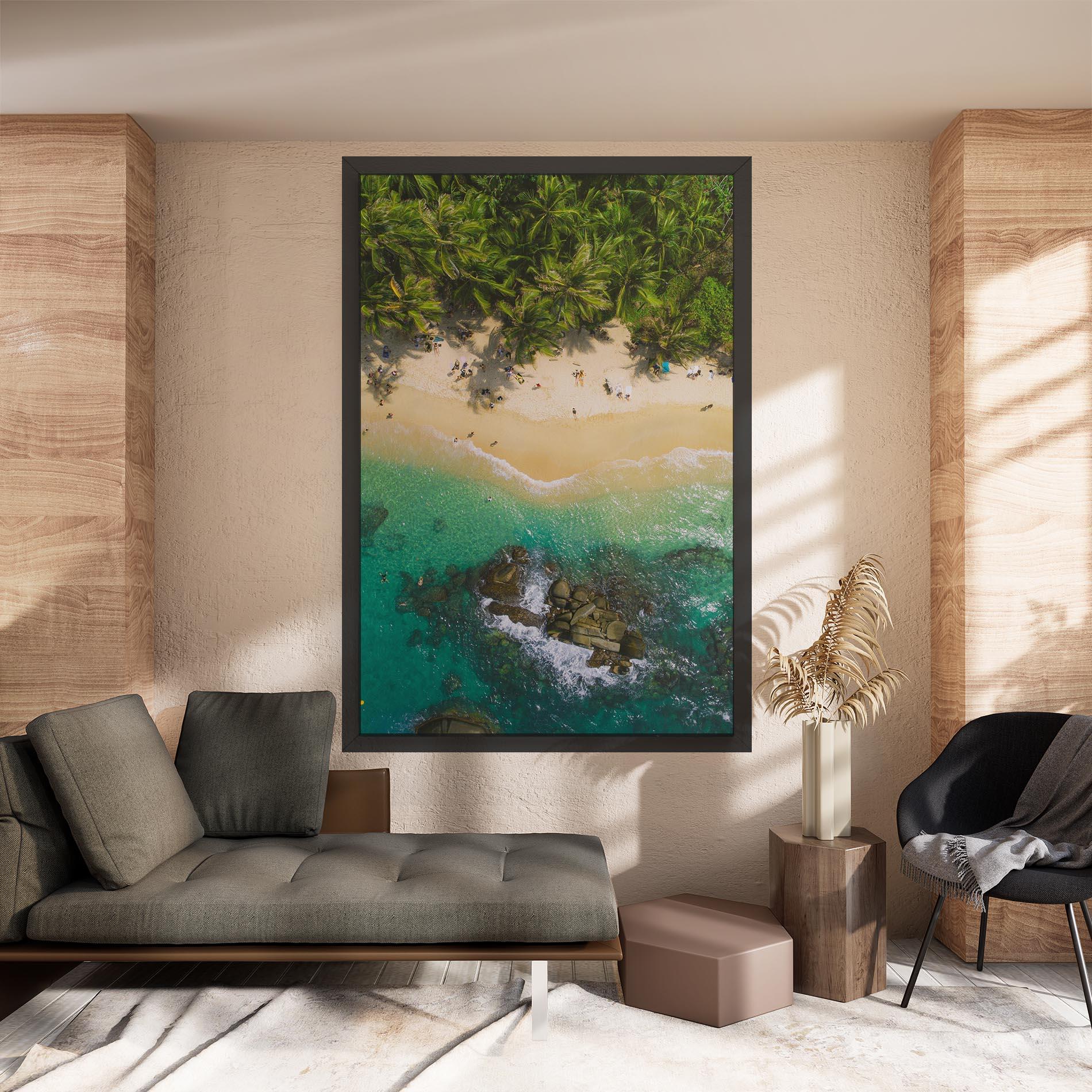 Tablou Canvas Jungle Beach mockup 8