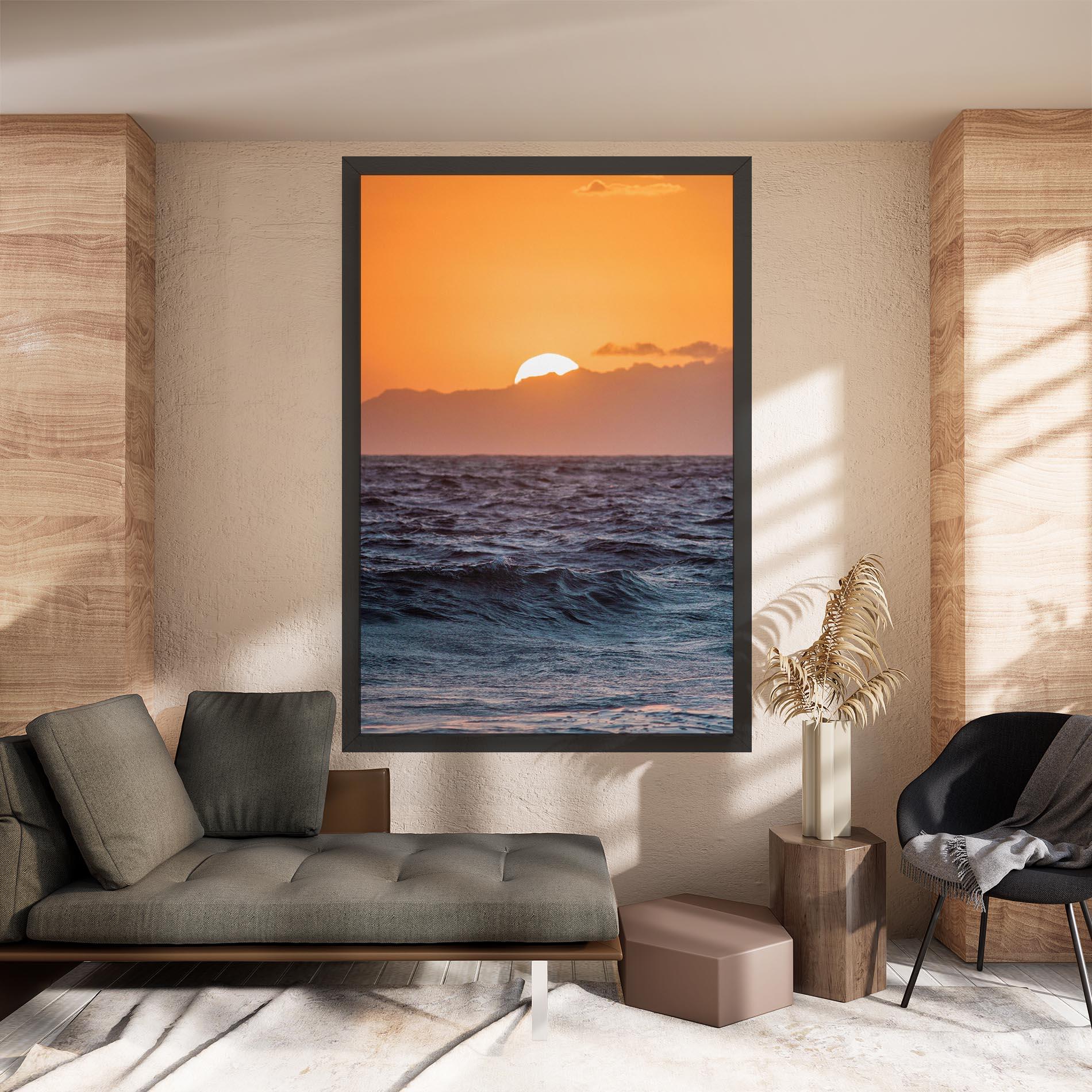 Tablou Canvas Morning Waves mockup 8