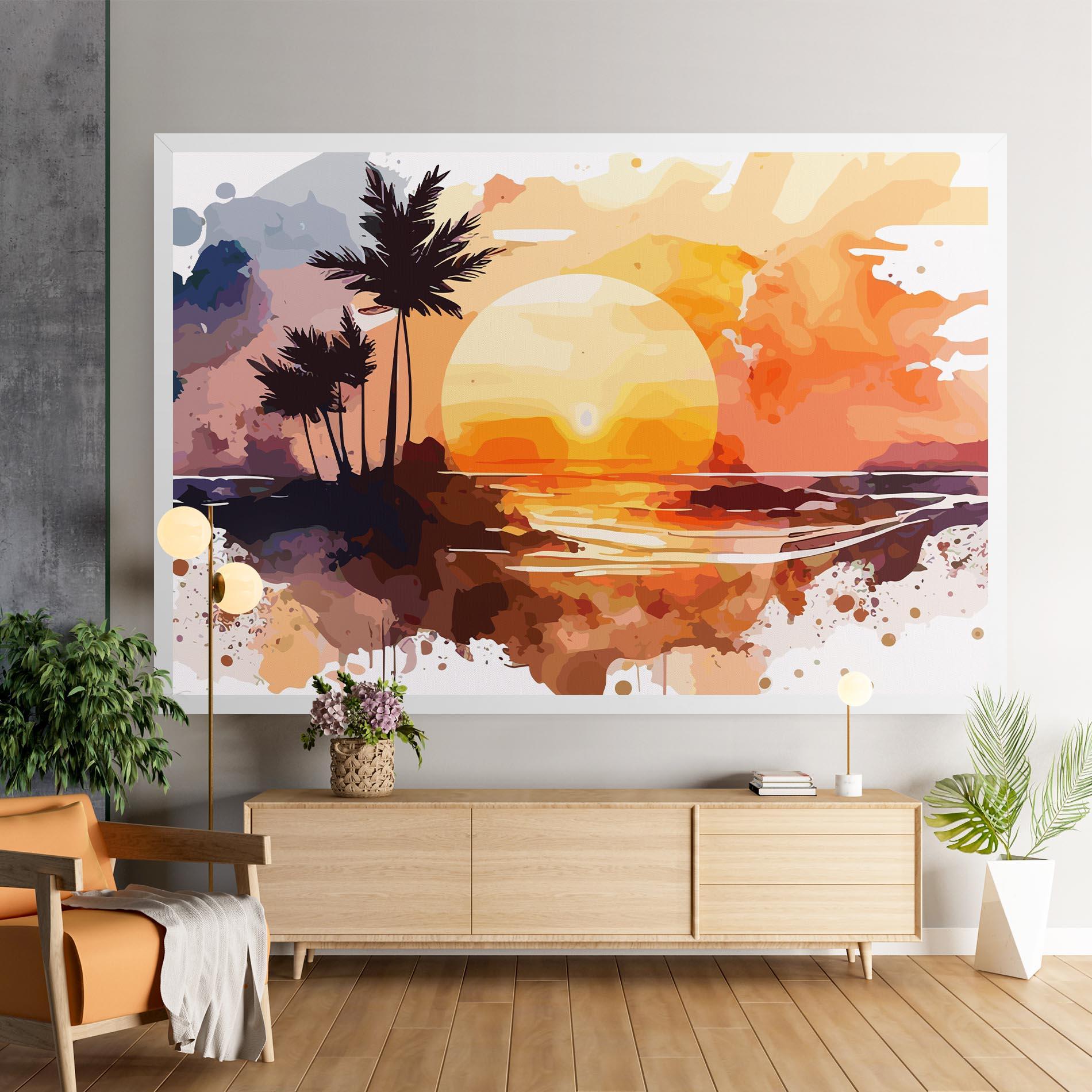 Tablou Canvas Beautiful Sunrise mockup 9