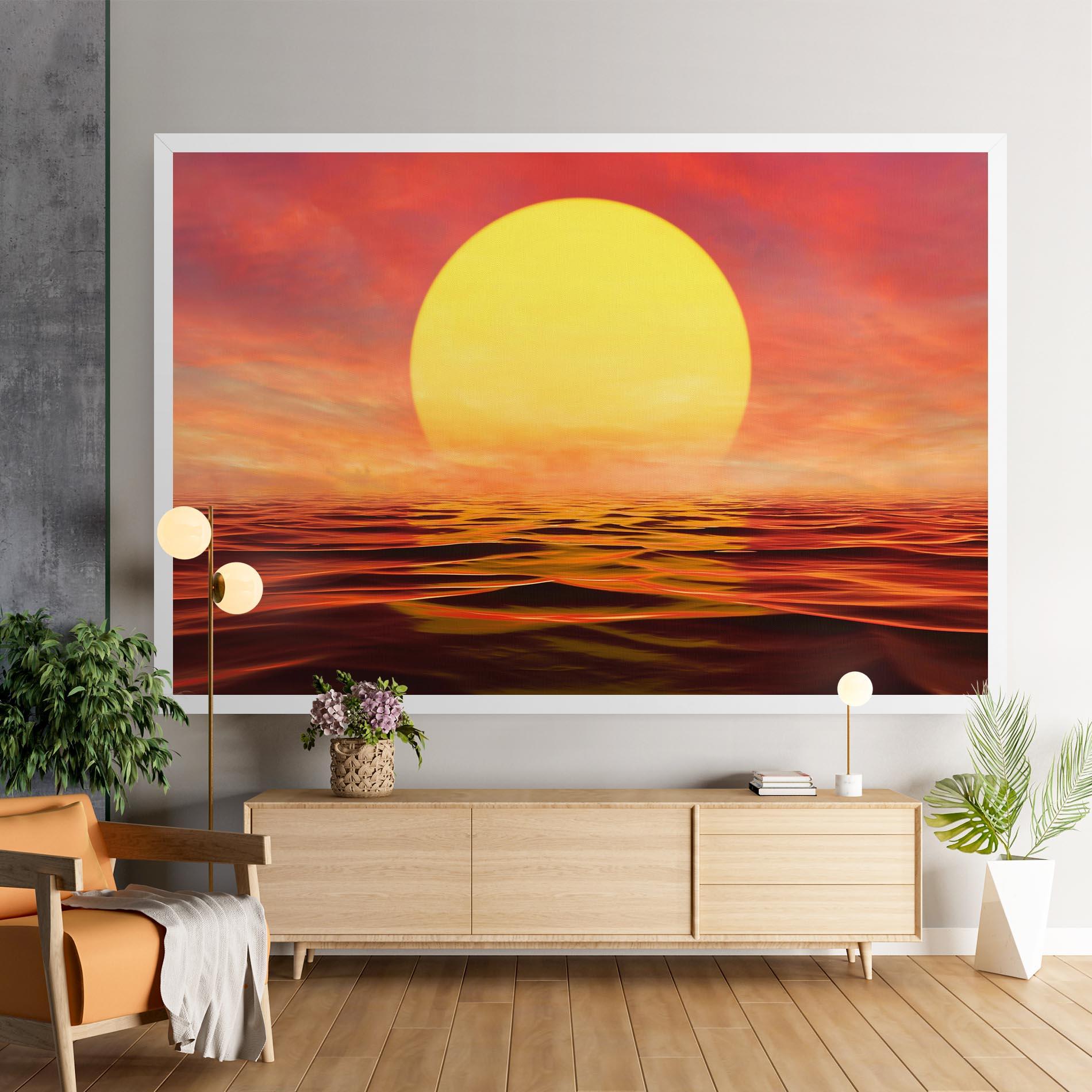 Tablou Canvas Clouds Reflection Sky mockup 9