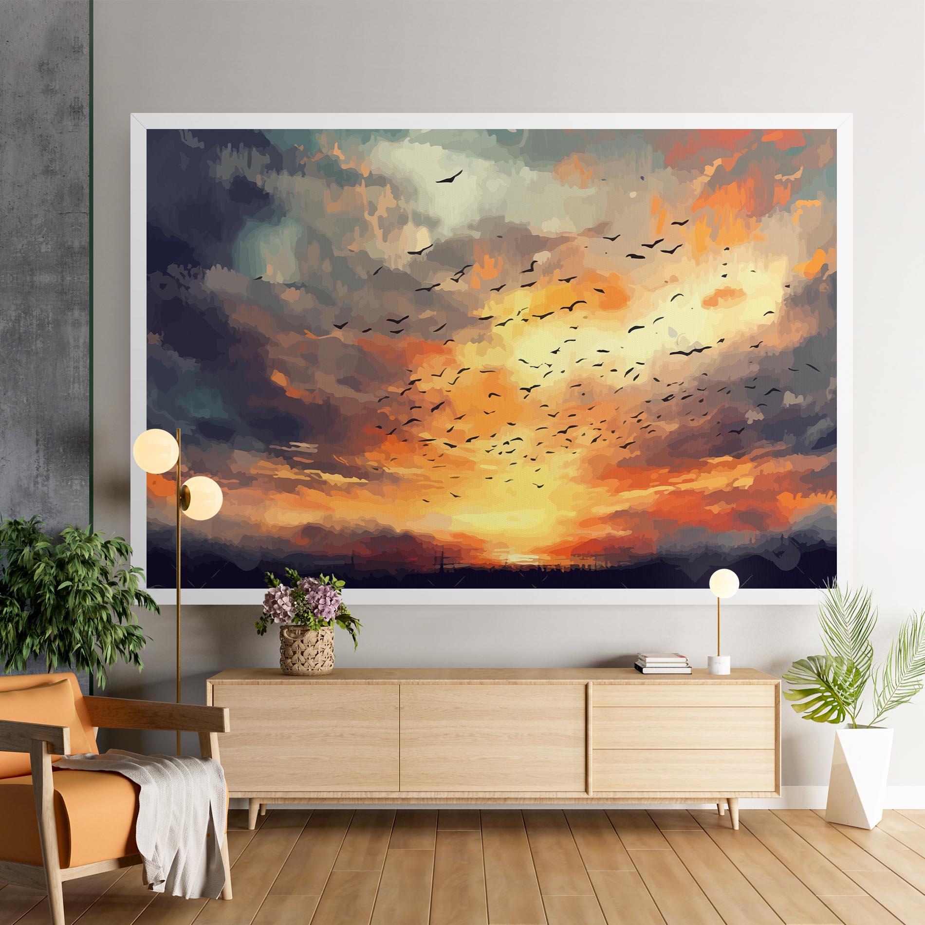 Tablou Canvas Majestic Sunset mockup 9