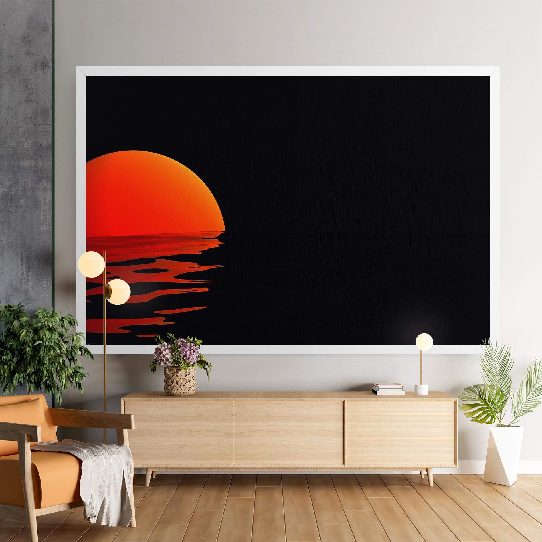 Red Evening Sunset mockup 9