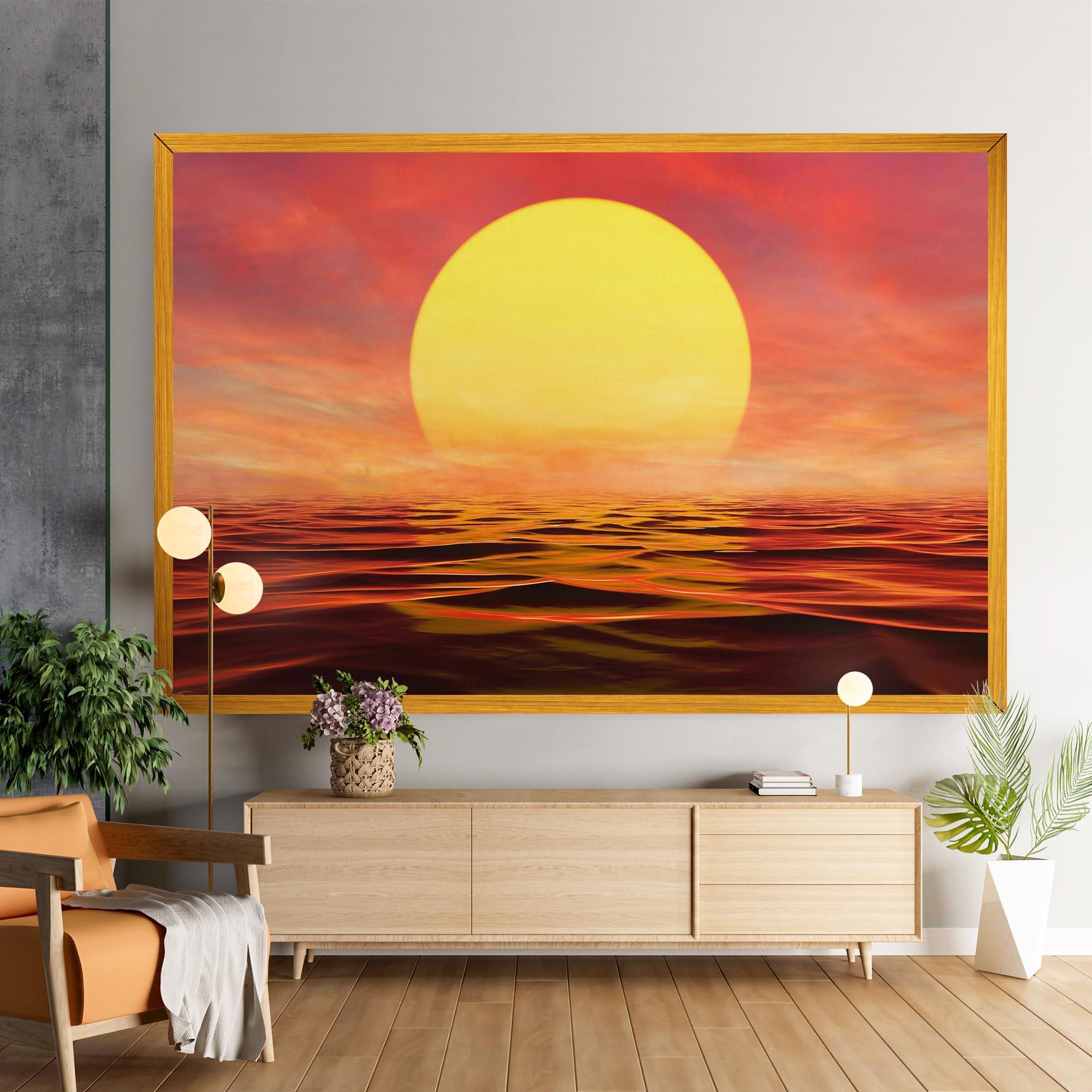 Tablou Canvas Clouds Reflection Sky mockup 9