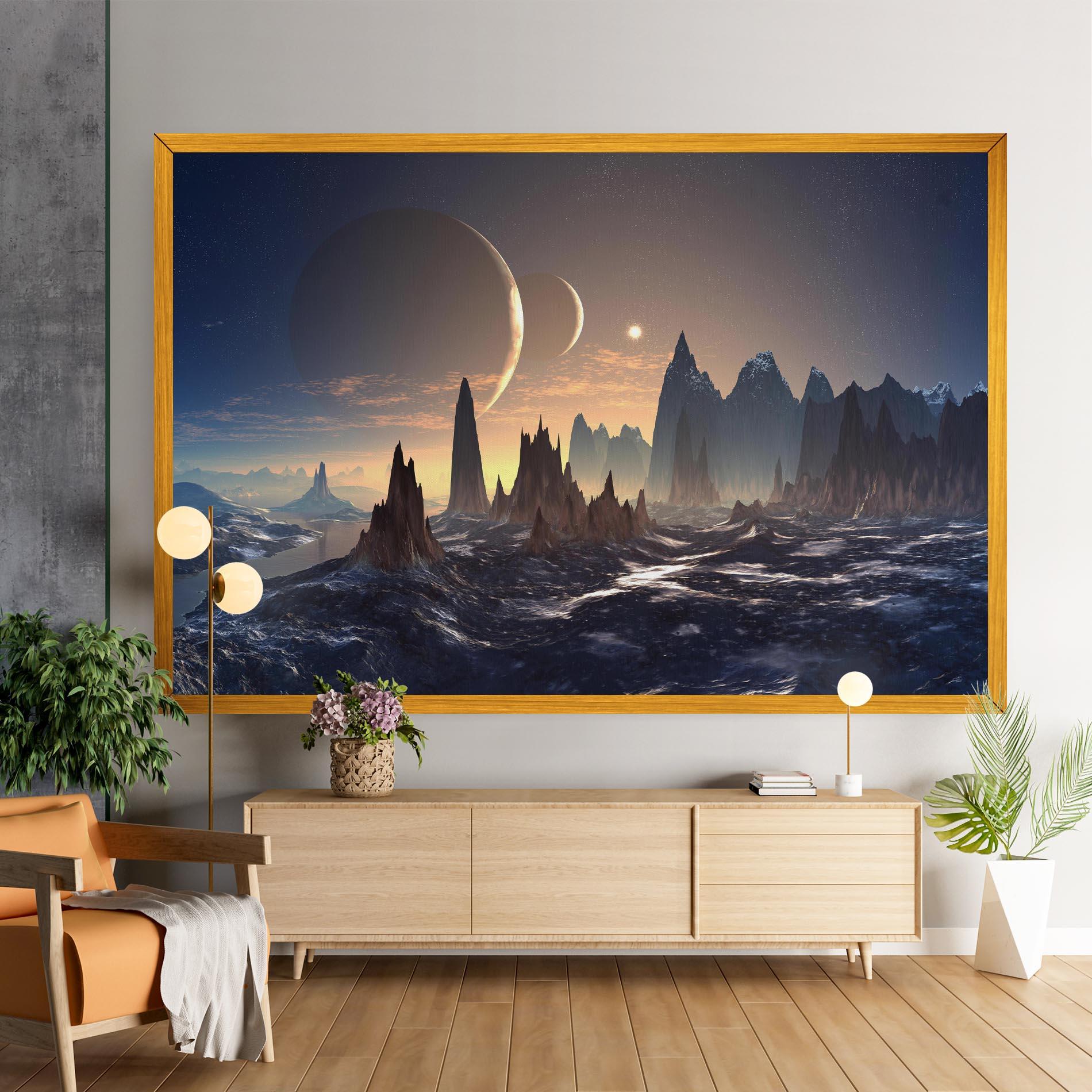 Tablou Canvas Fantasy Landscape mockup 9