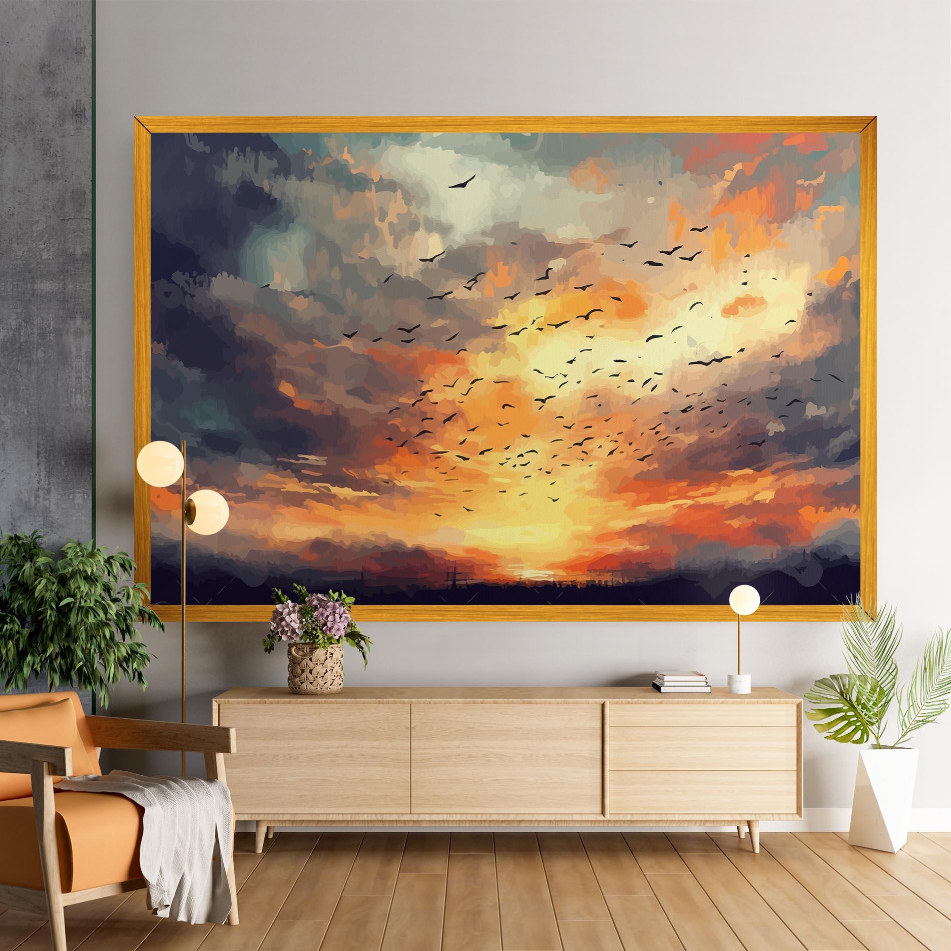 Tablou Canvas Majestic Sunset mockup 9