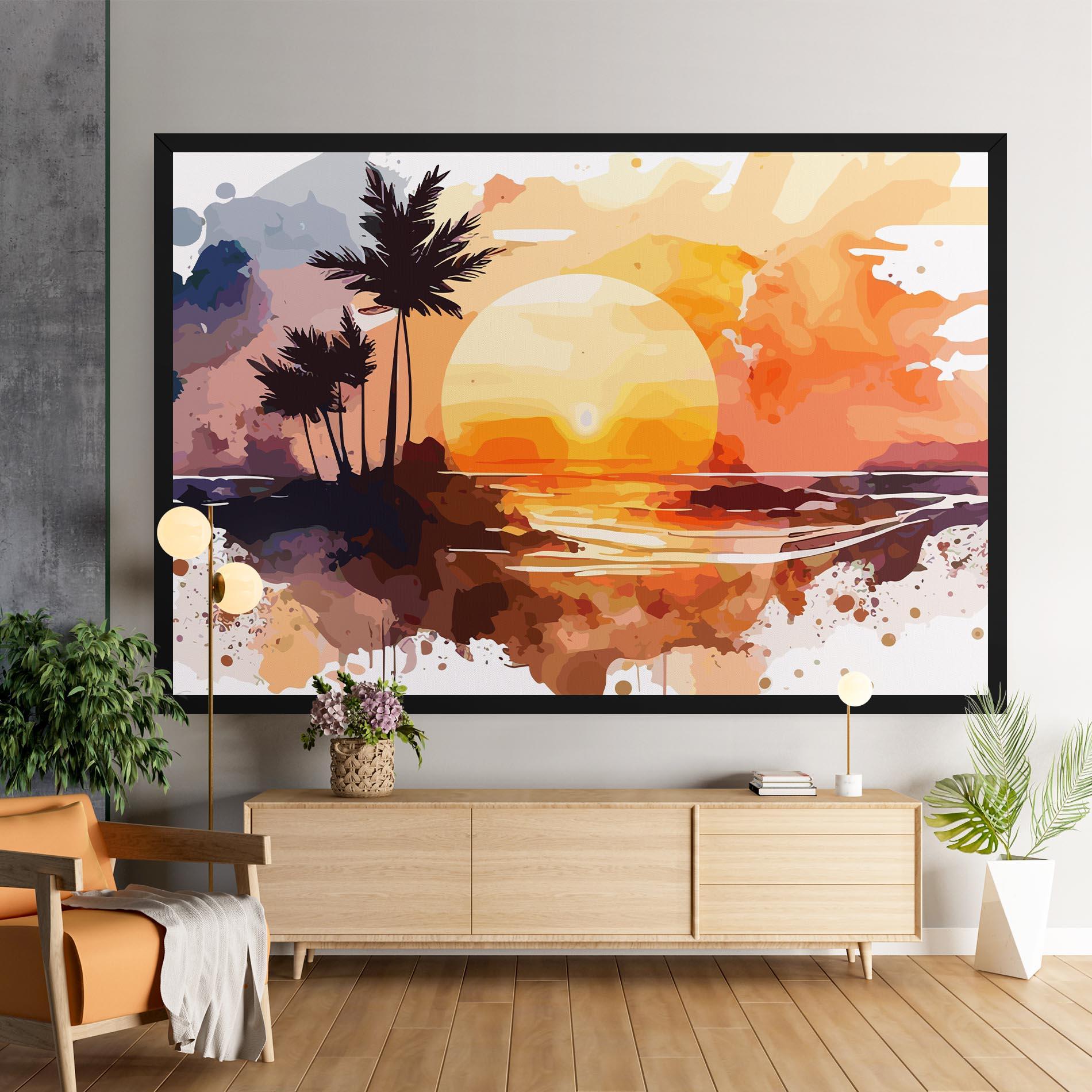 Tablou Canvas Beautiful Sunrise mockup 9