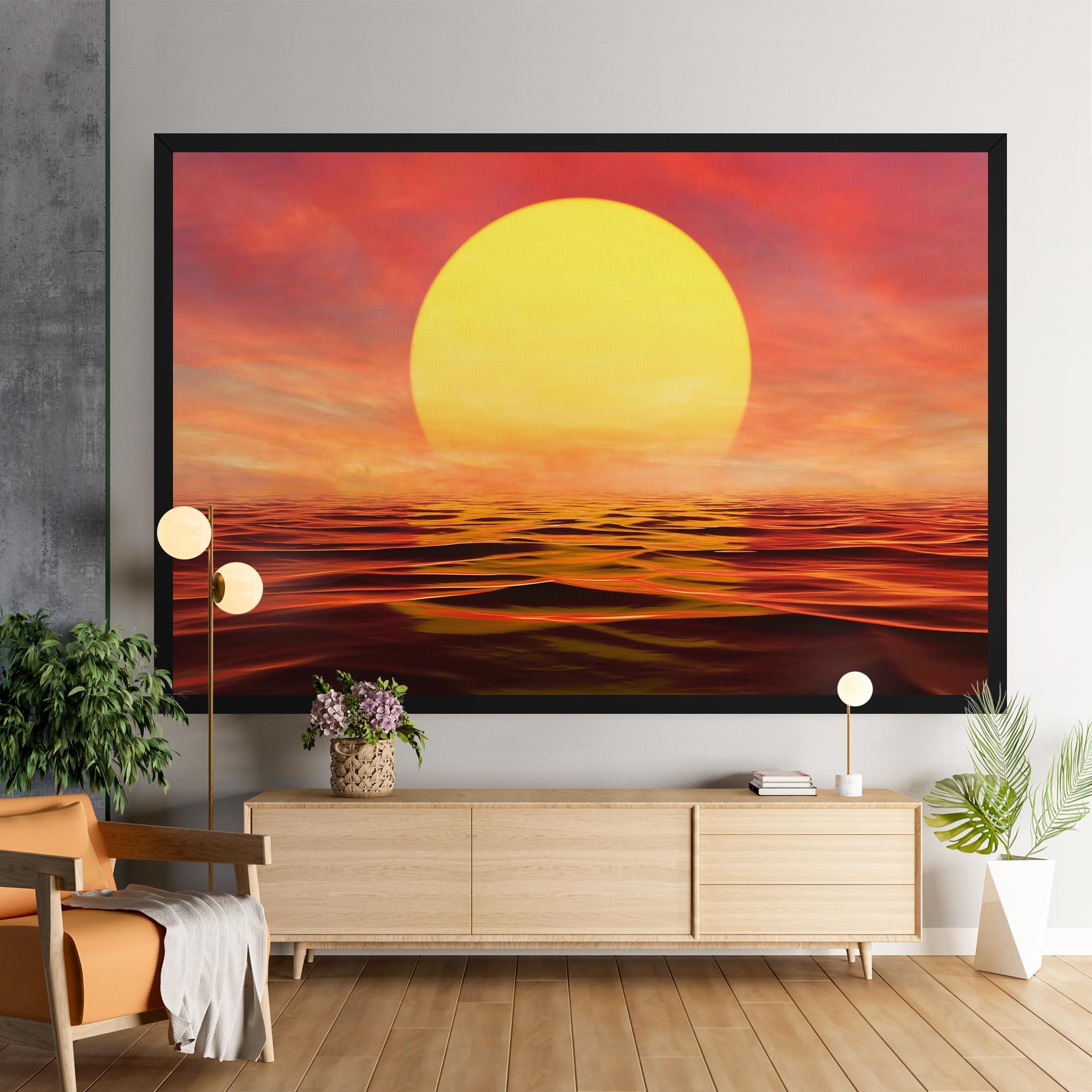 Tablou Canvas Clouds Reflection Sky mockup 9