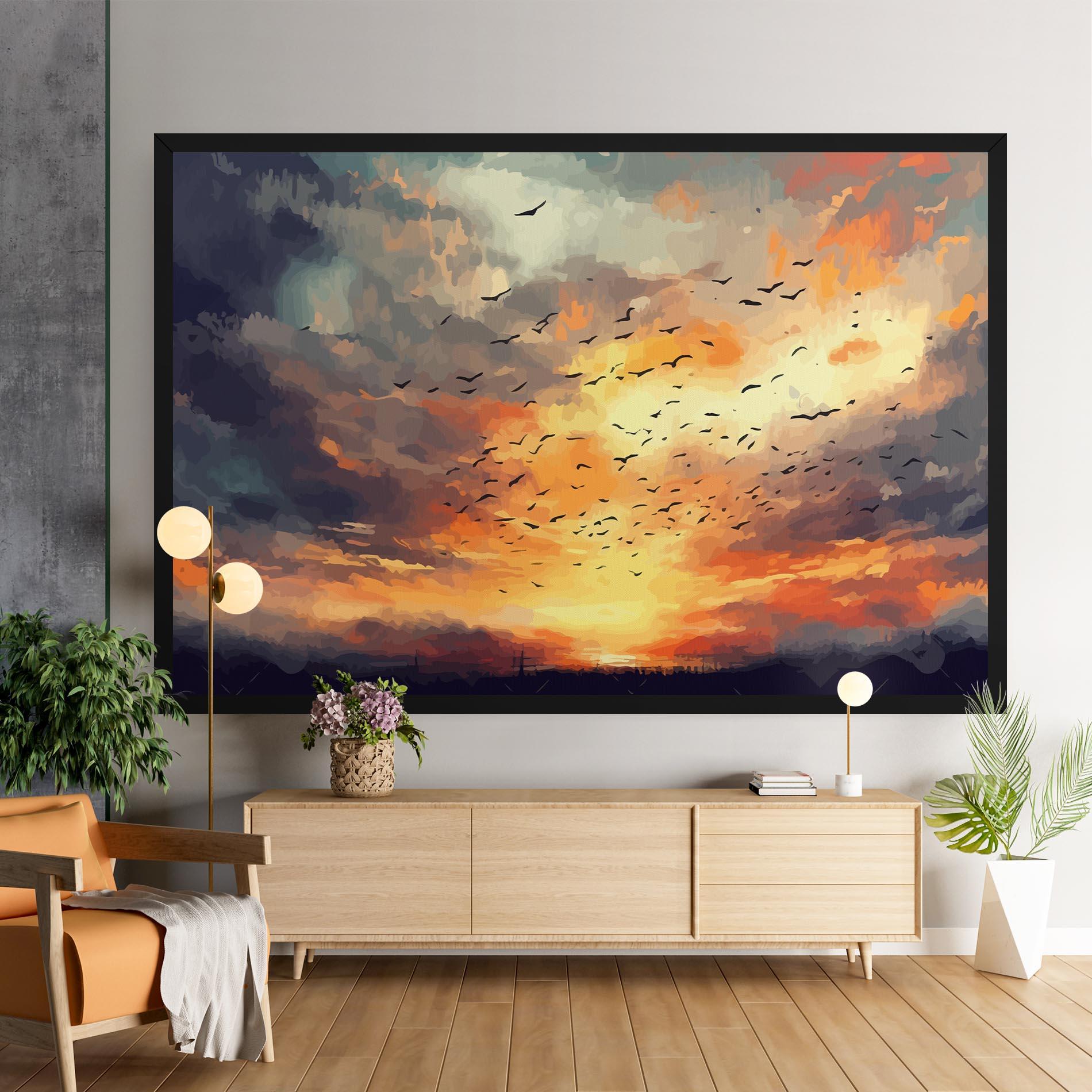 Tablou Canvas Majestic Sunset mockup 9