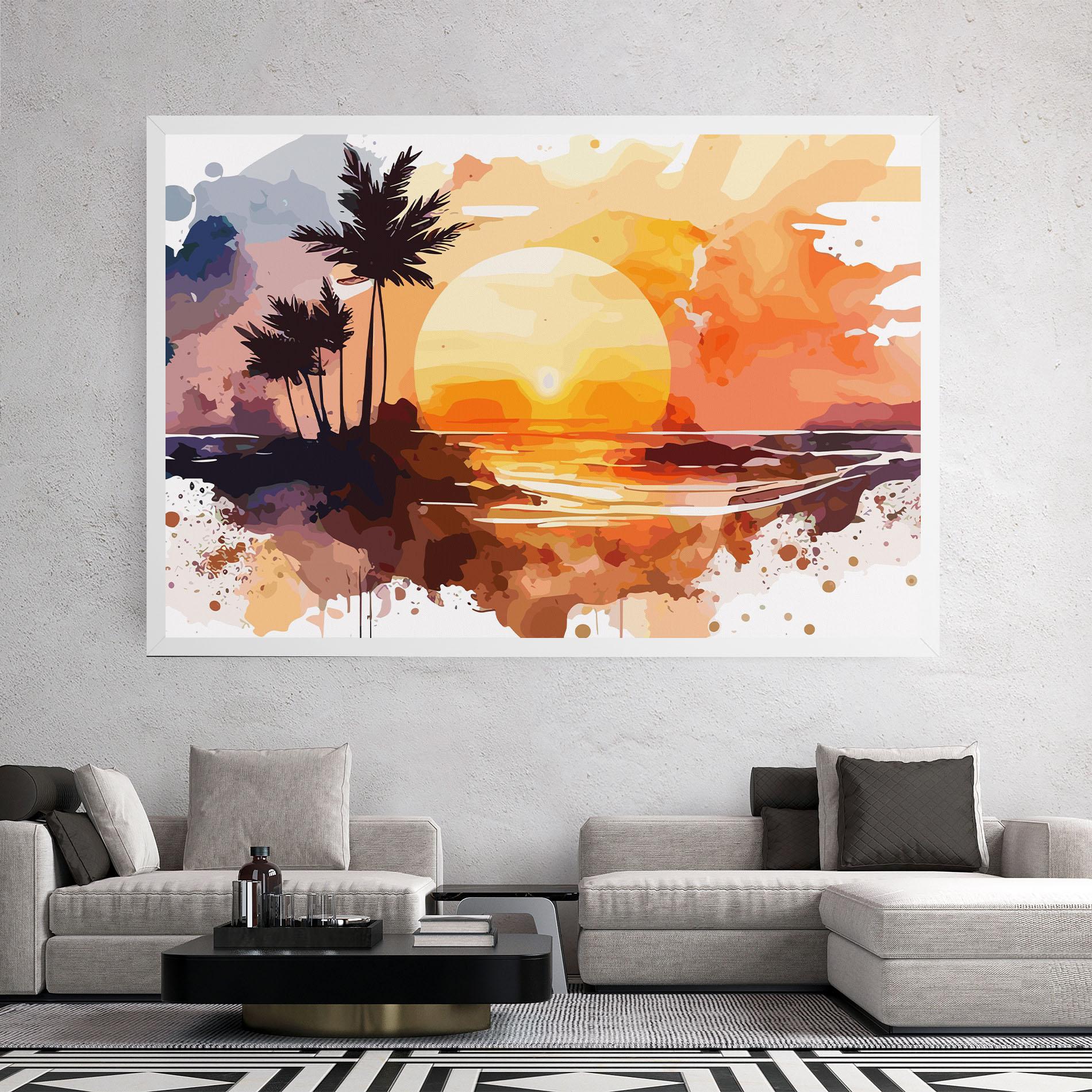 Tablou Canvas Beautiful Sunrise mockup 2