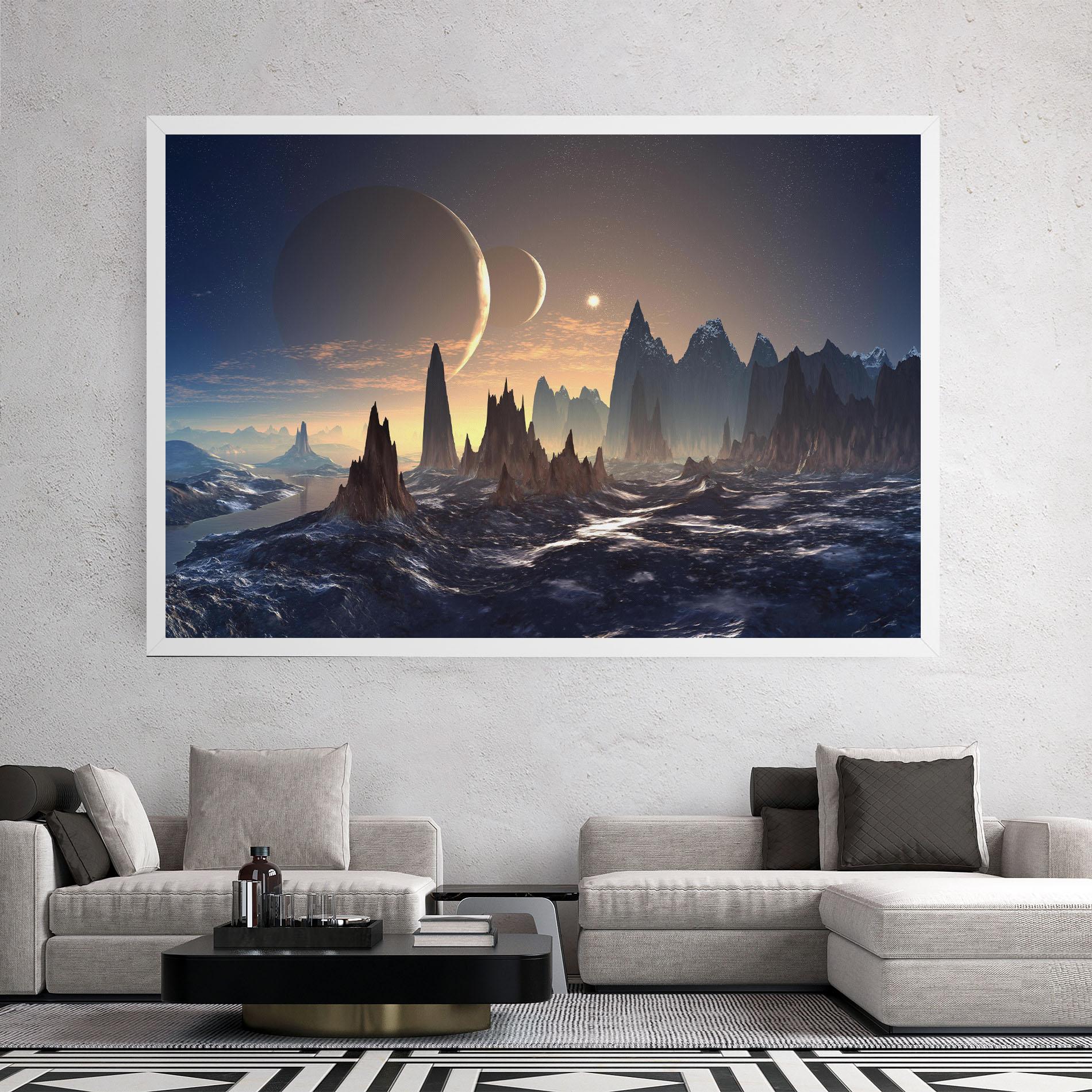 Tablou Canvas Fantasy Landscape mockup 2