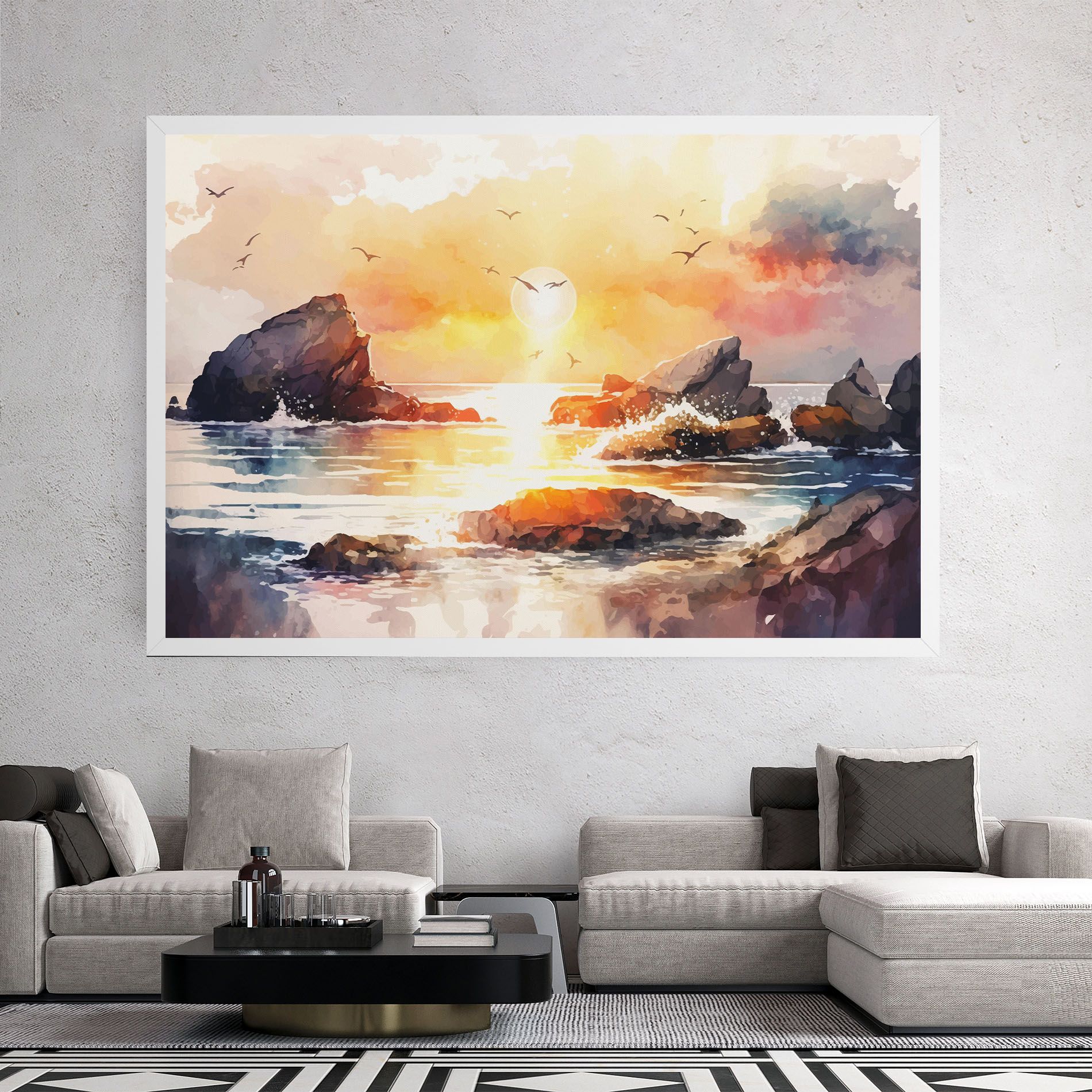 Pretty Pastel Sunset mockup 2