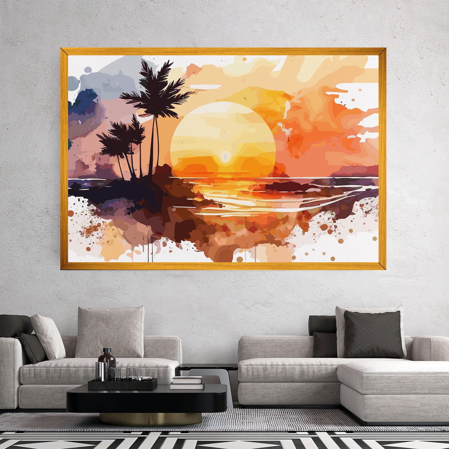 Tablou Canvas Beautiful Sunrise mockup 2
