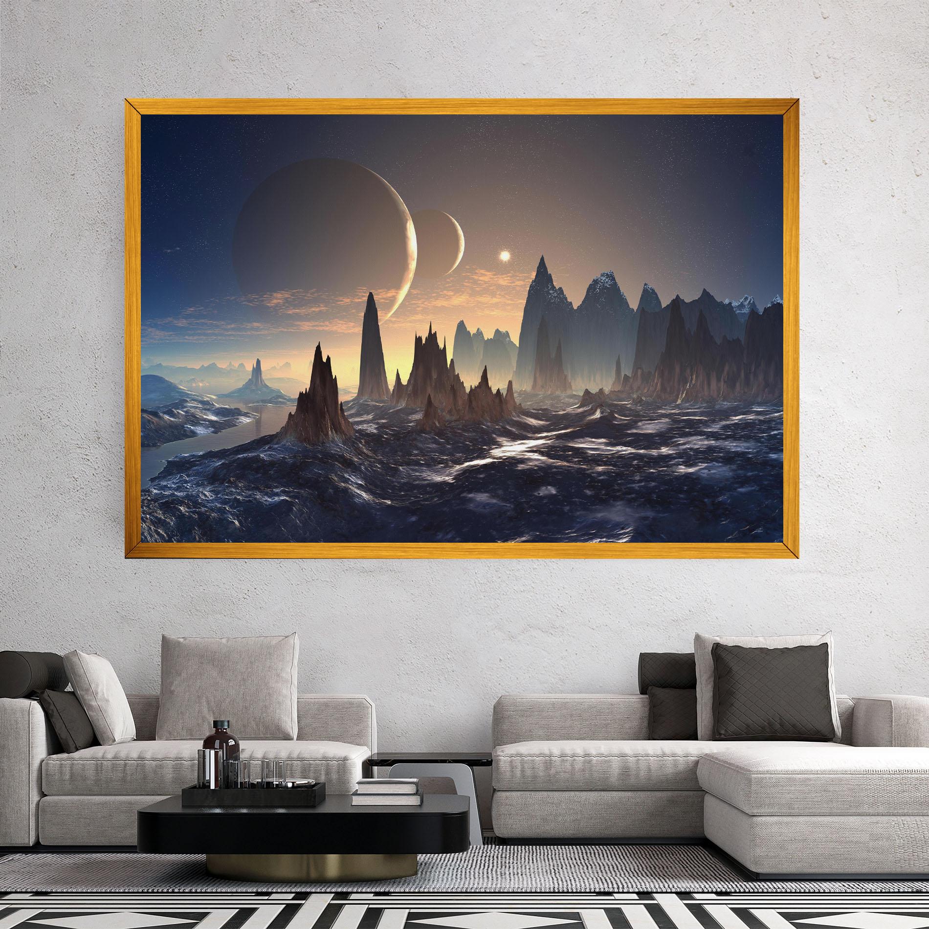 Tablou Canvas Fantasy Landscape mockup 2