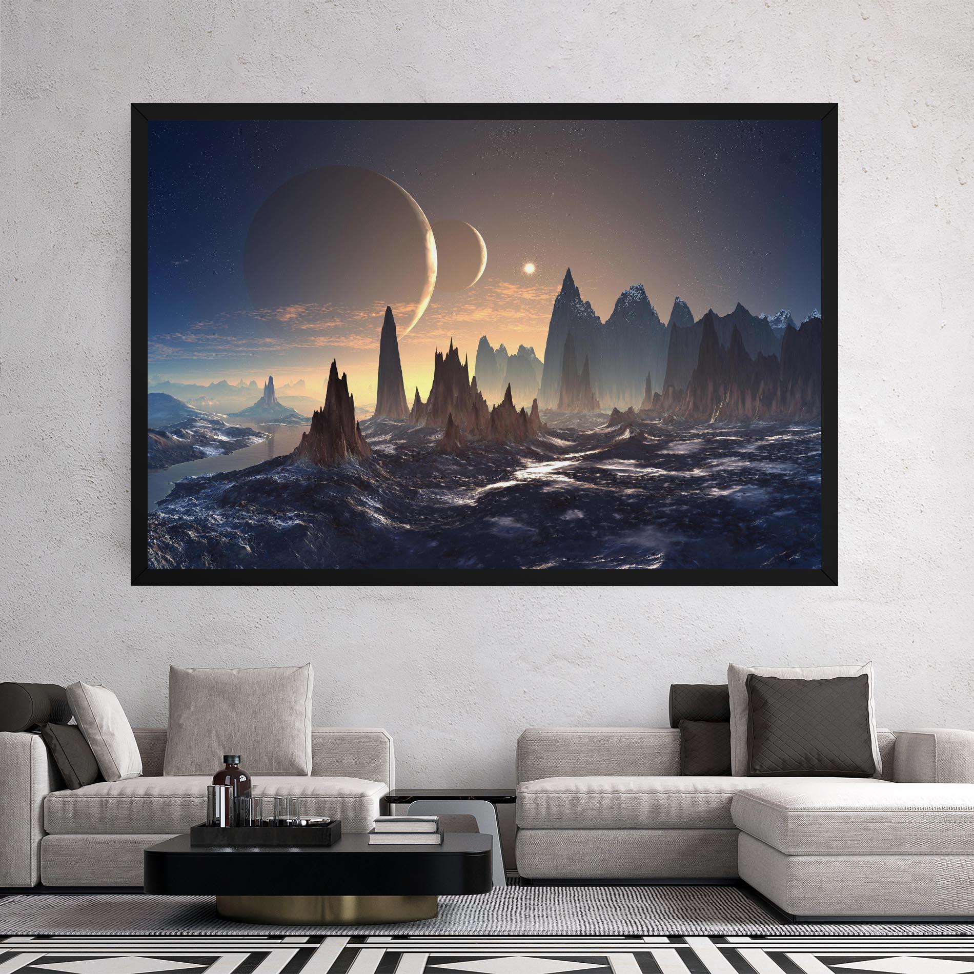 Tablou Canvas Fantasy Landscape mockup 2