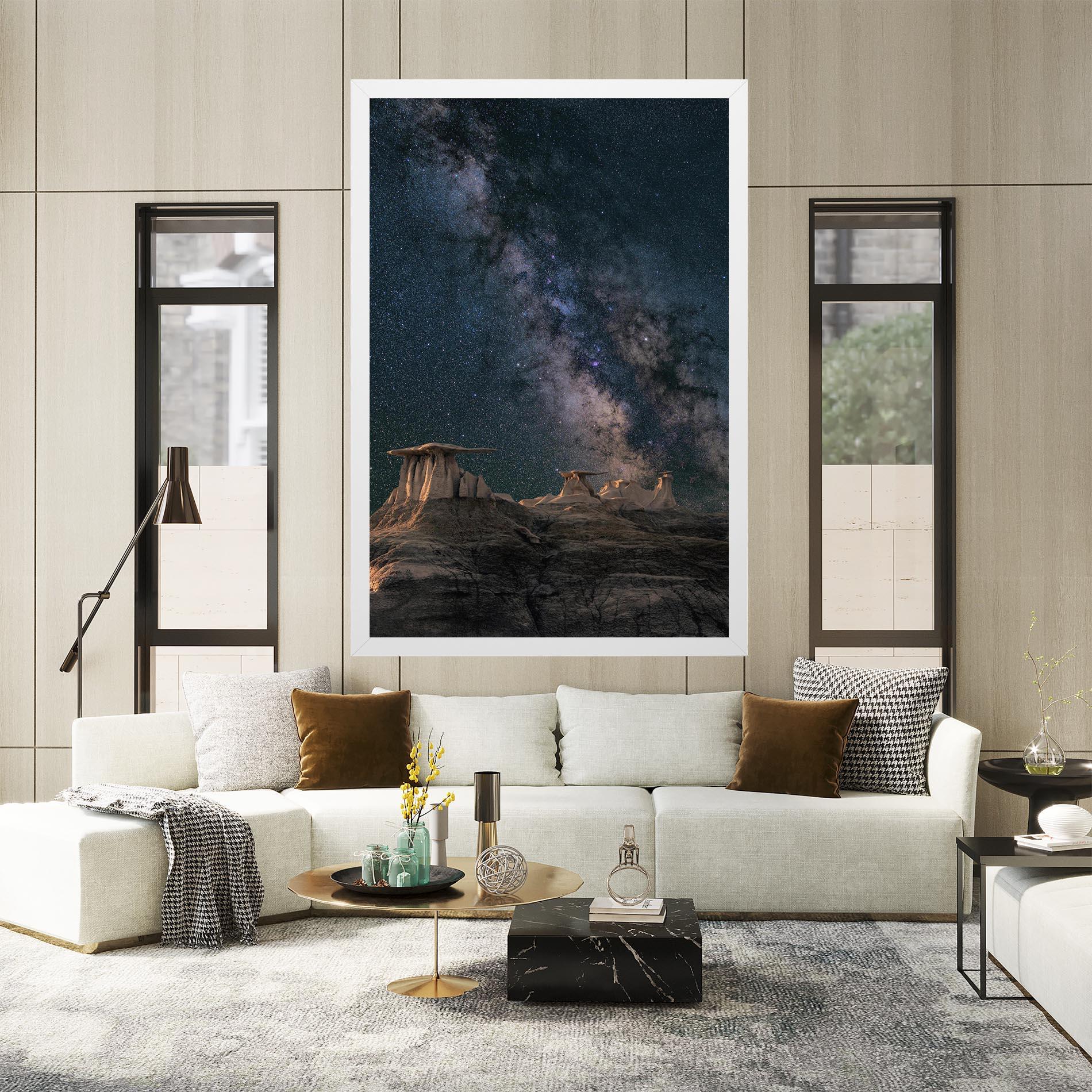 Tablou Canvas Abstract Colourful Sky mockup 2