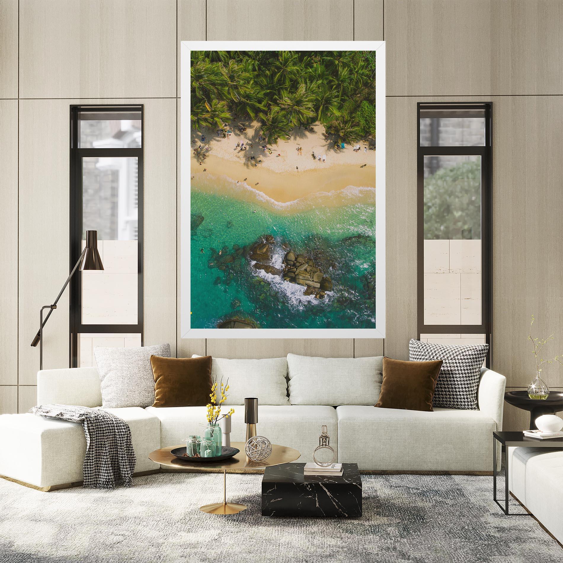 Tablou Canvas Jungle Beach mockup 2