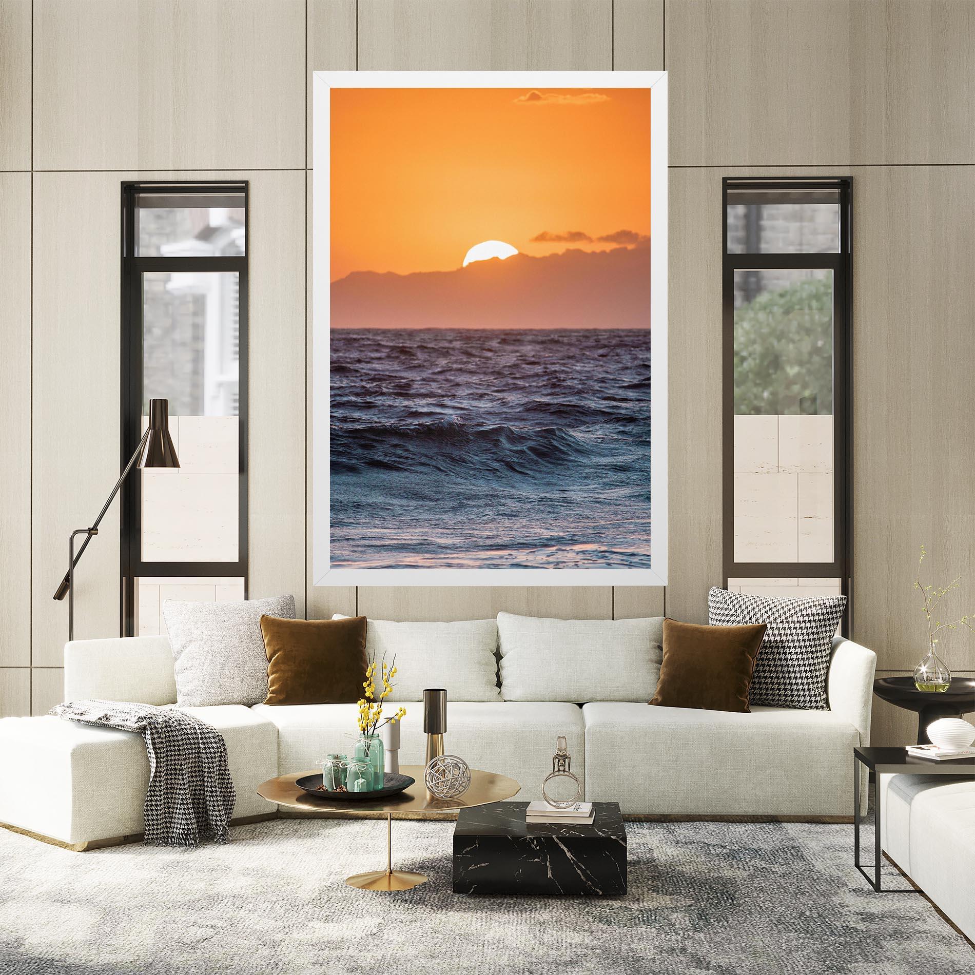 Tablou Canvas Morning Waves mockup 2