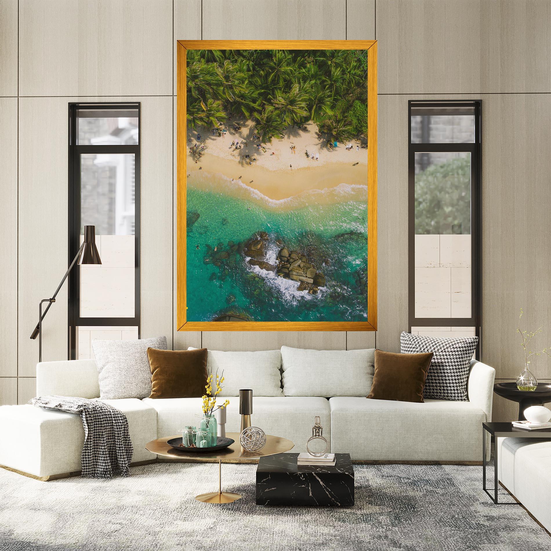 Tablou Canvas Jungle Beach mockup 2