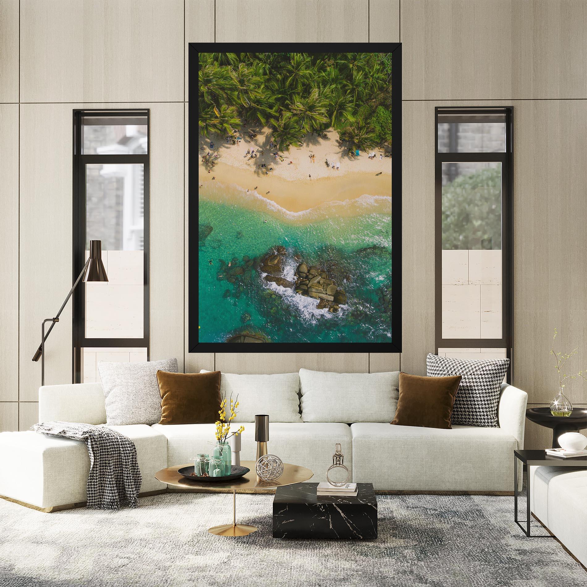 Tablou Canvas Jungle Beach mockup 2