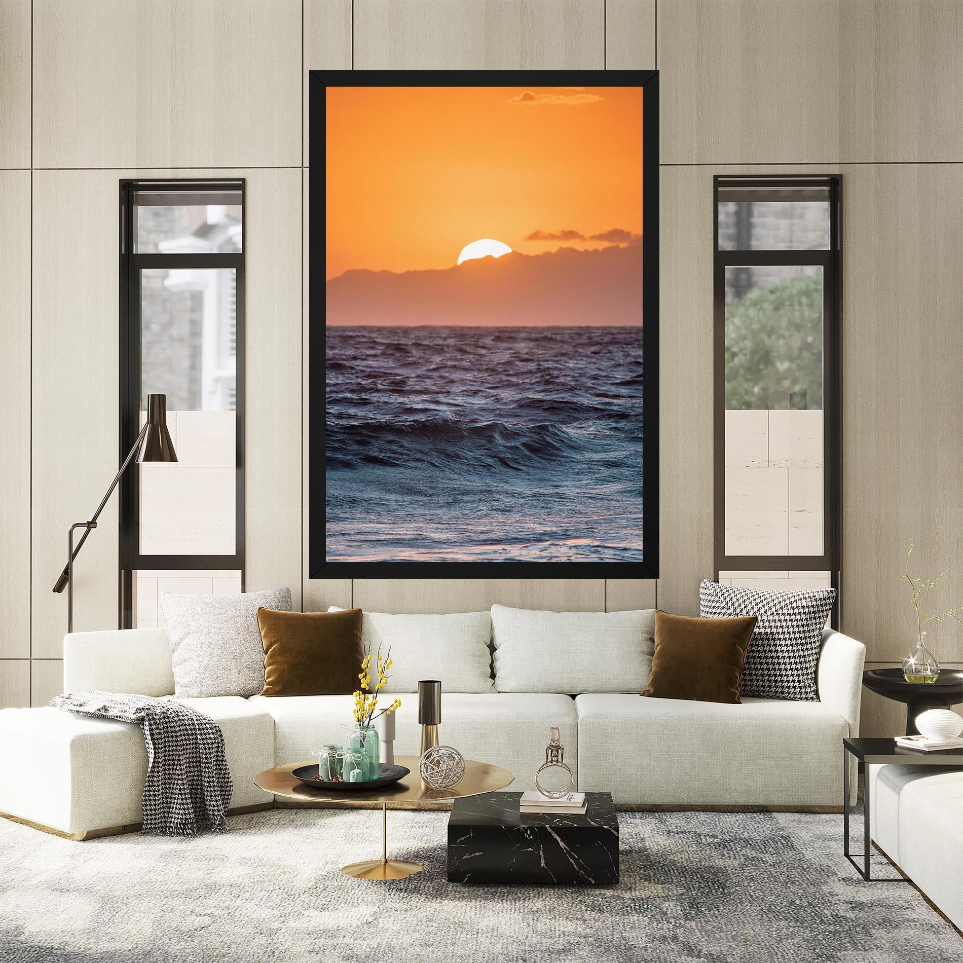 Tablou Canvas Morning Waves mockup 2