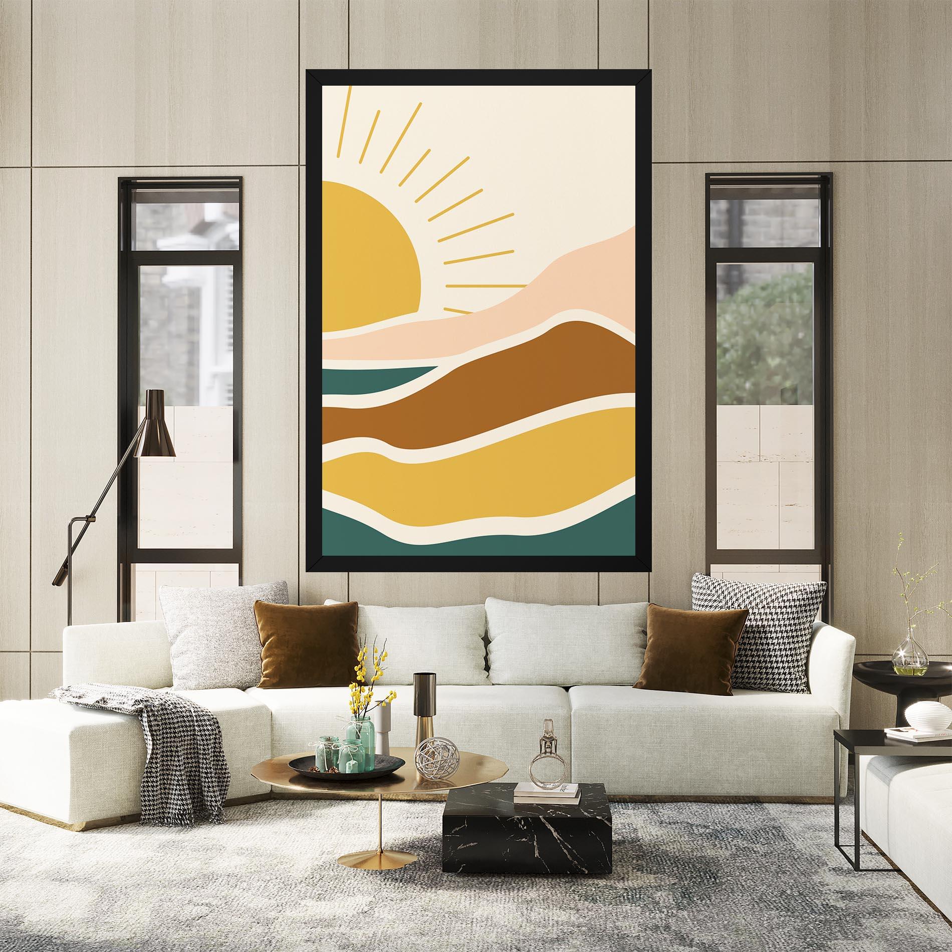 Tablou Canvas Sunset Connection 02 mockup 2