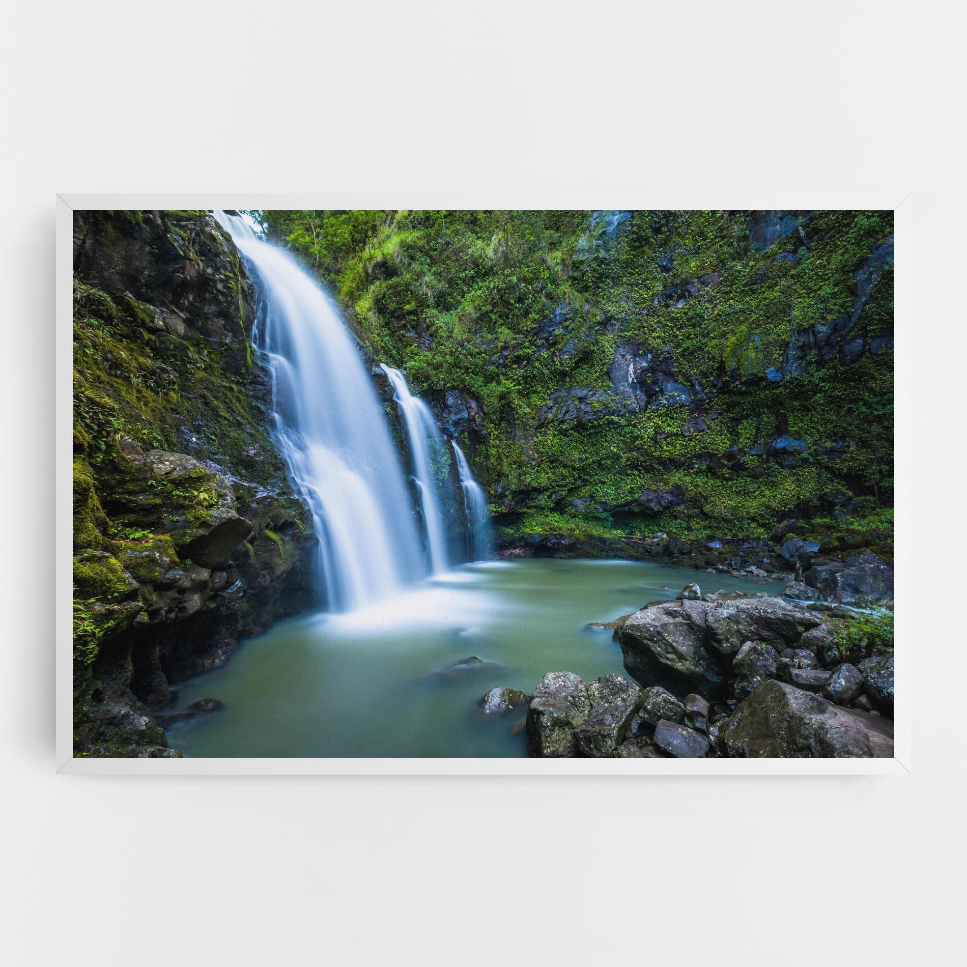 Swimming In Waterfall mockup 0