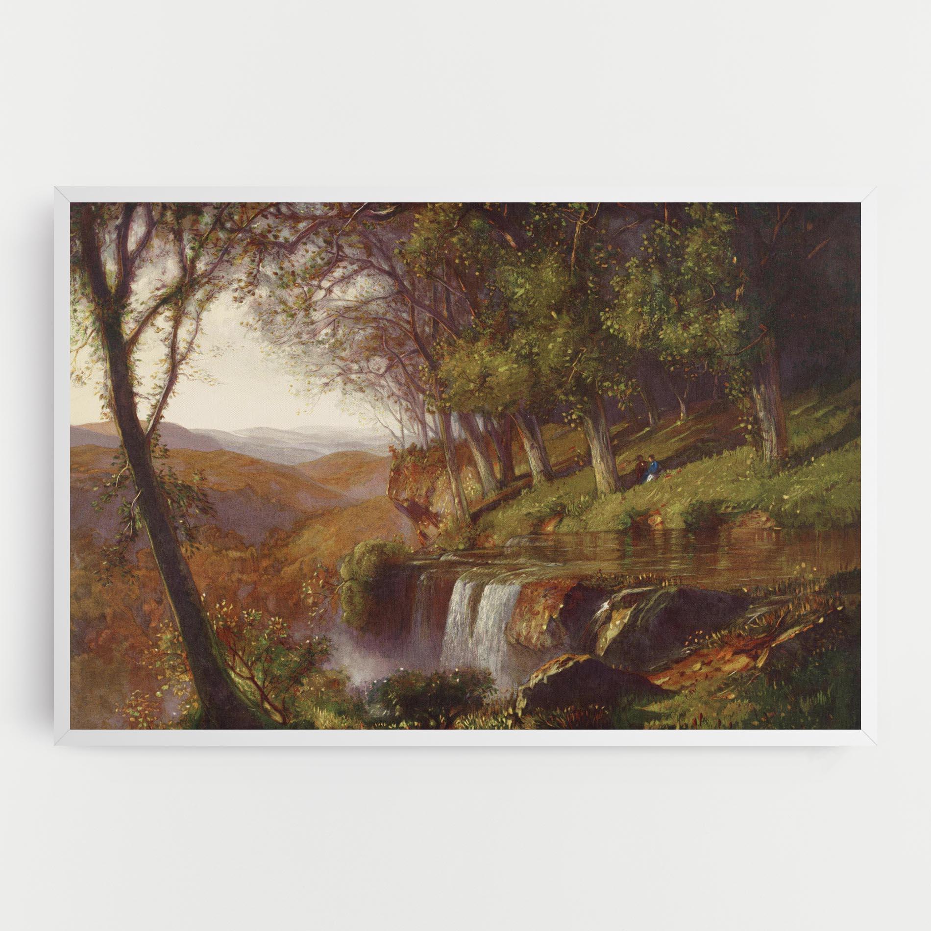 Tablou Canvas Waterfall Painting mockup 0