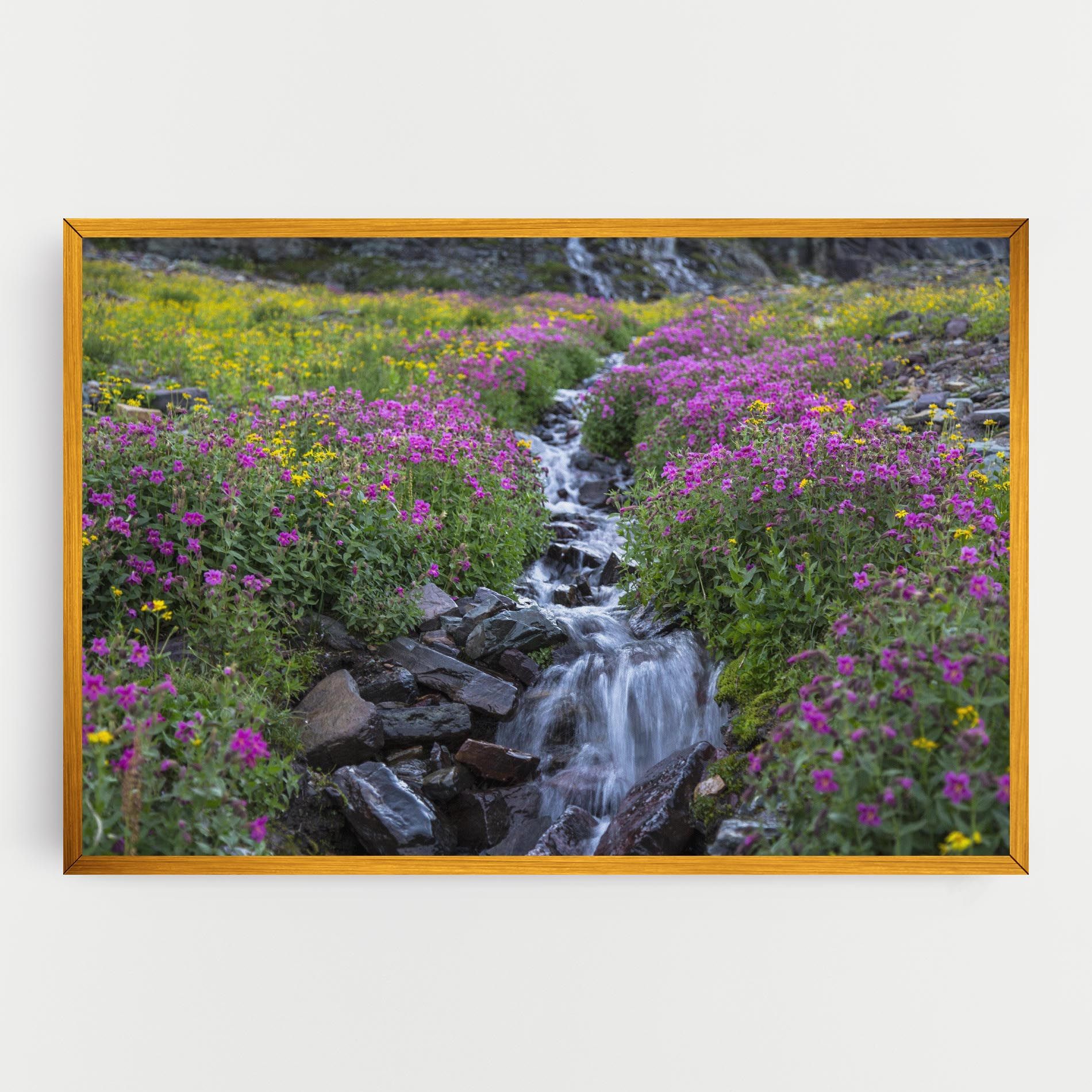 Purple Field Waterfall mockup 0