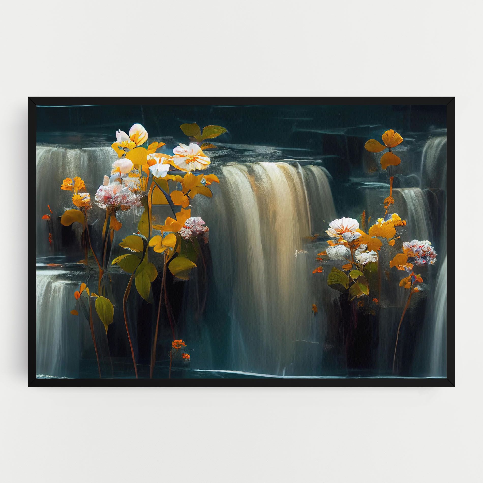 Flowers Waterfall mockup 0
