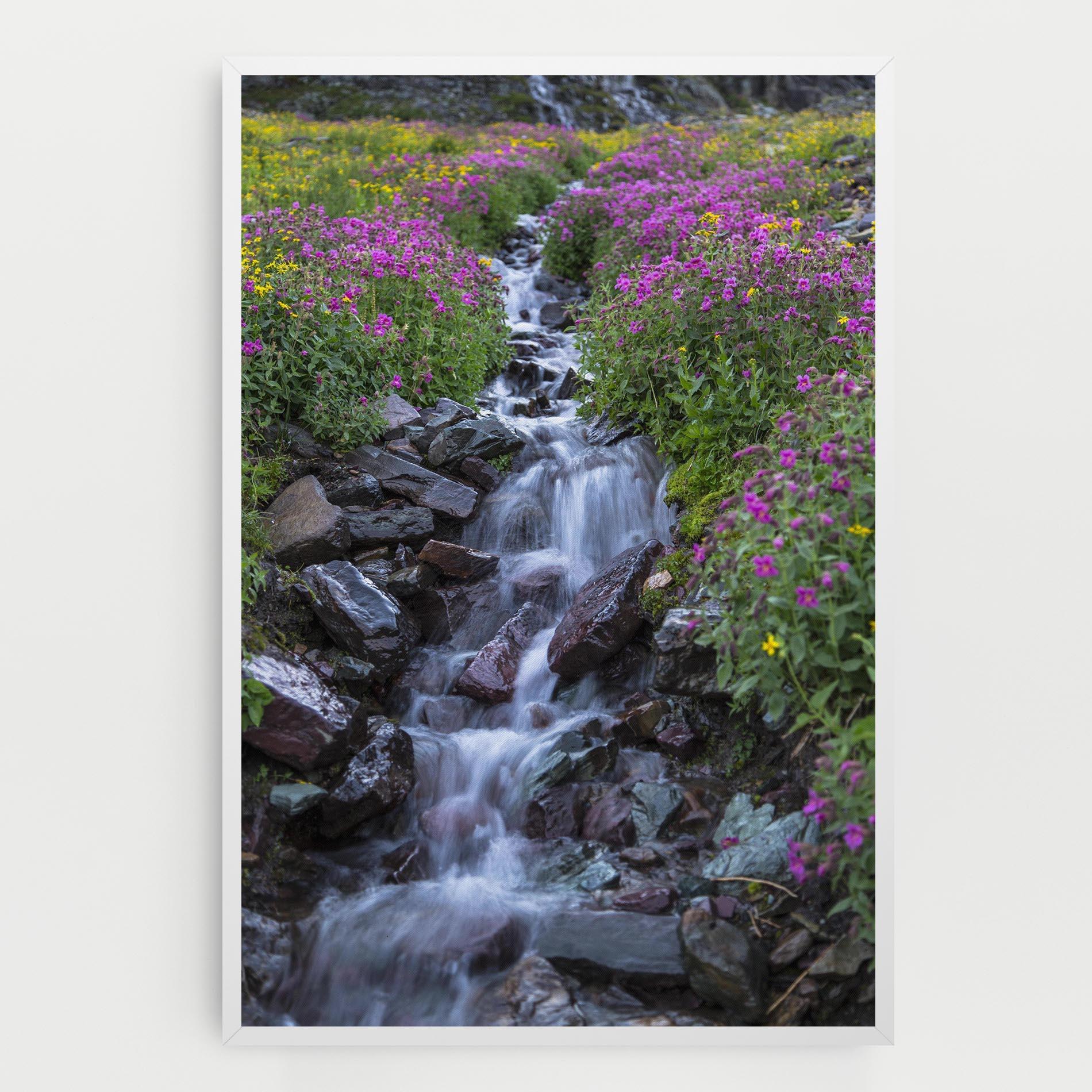 Tablou Canvas Water Falling Field mockup 0