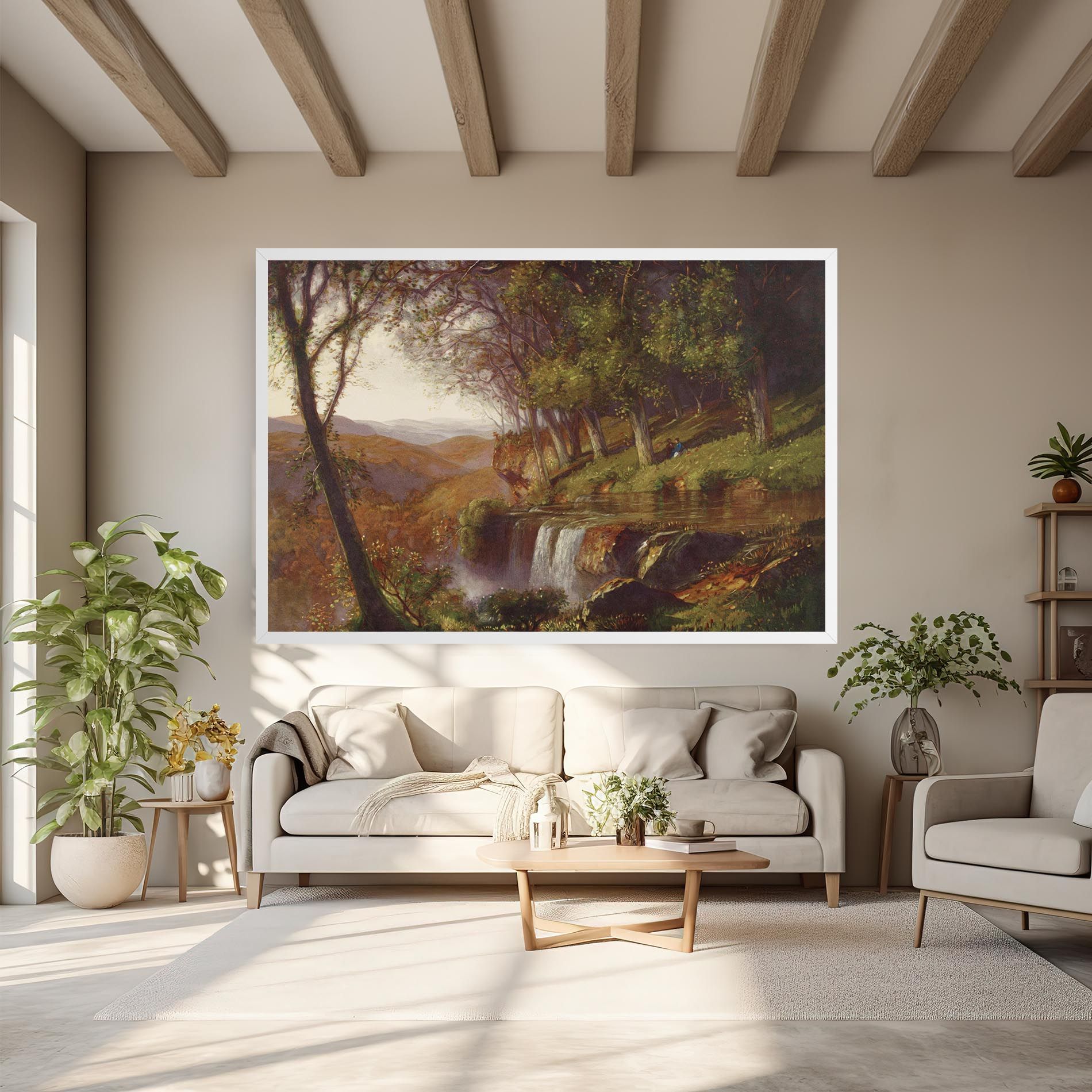 Waterfall Painting mockup 6