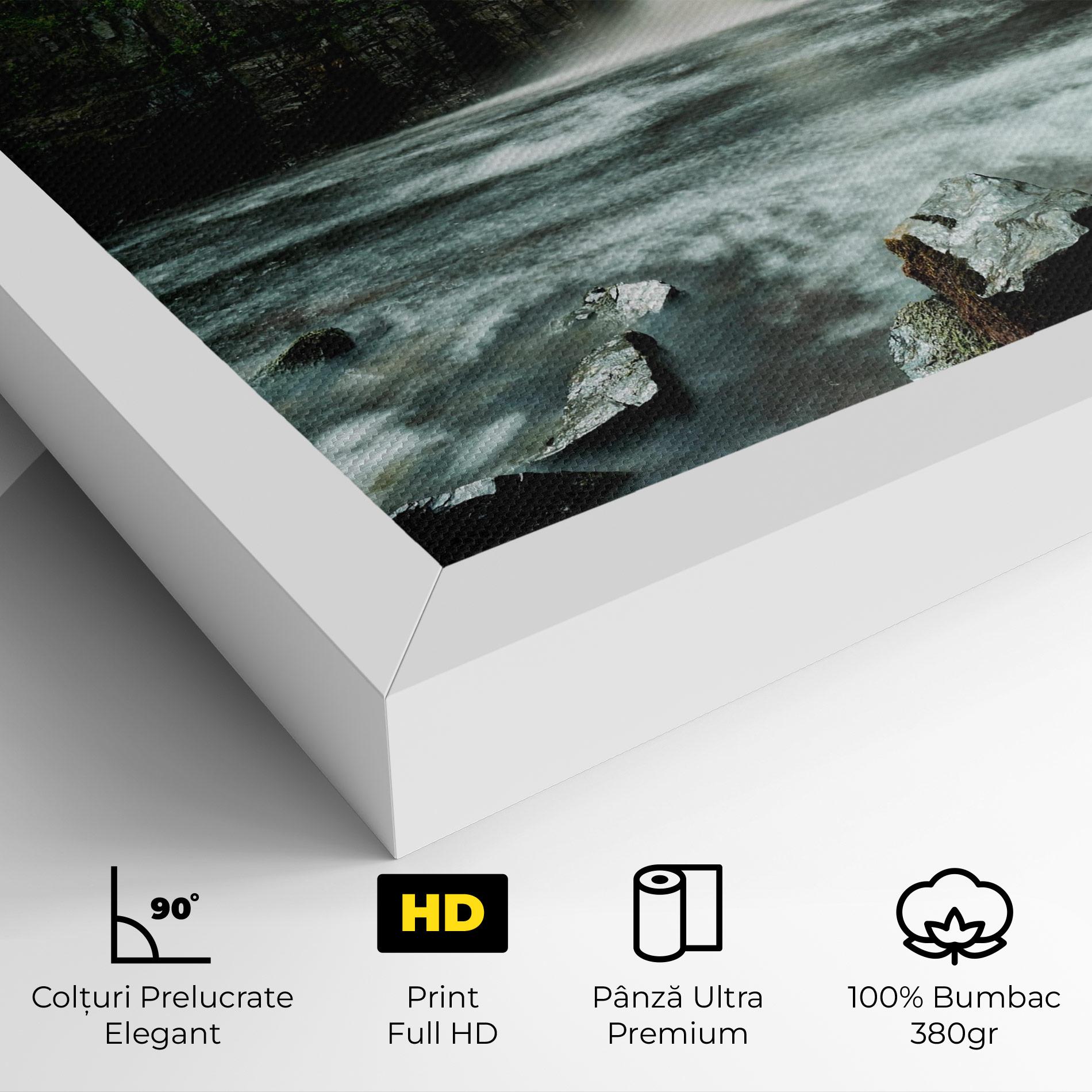 Tablou Canvas Beautiful Water Falling mockup 4
