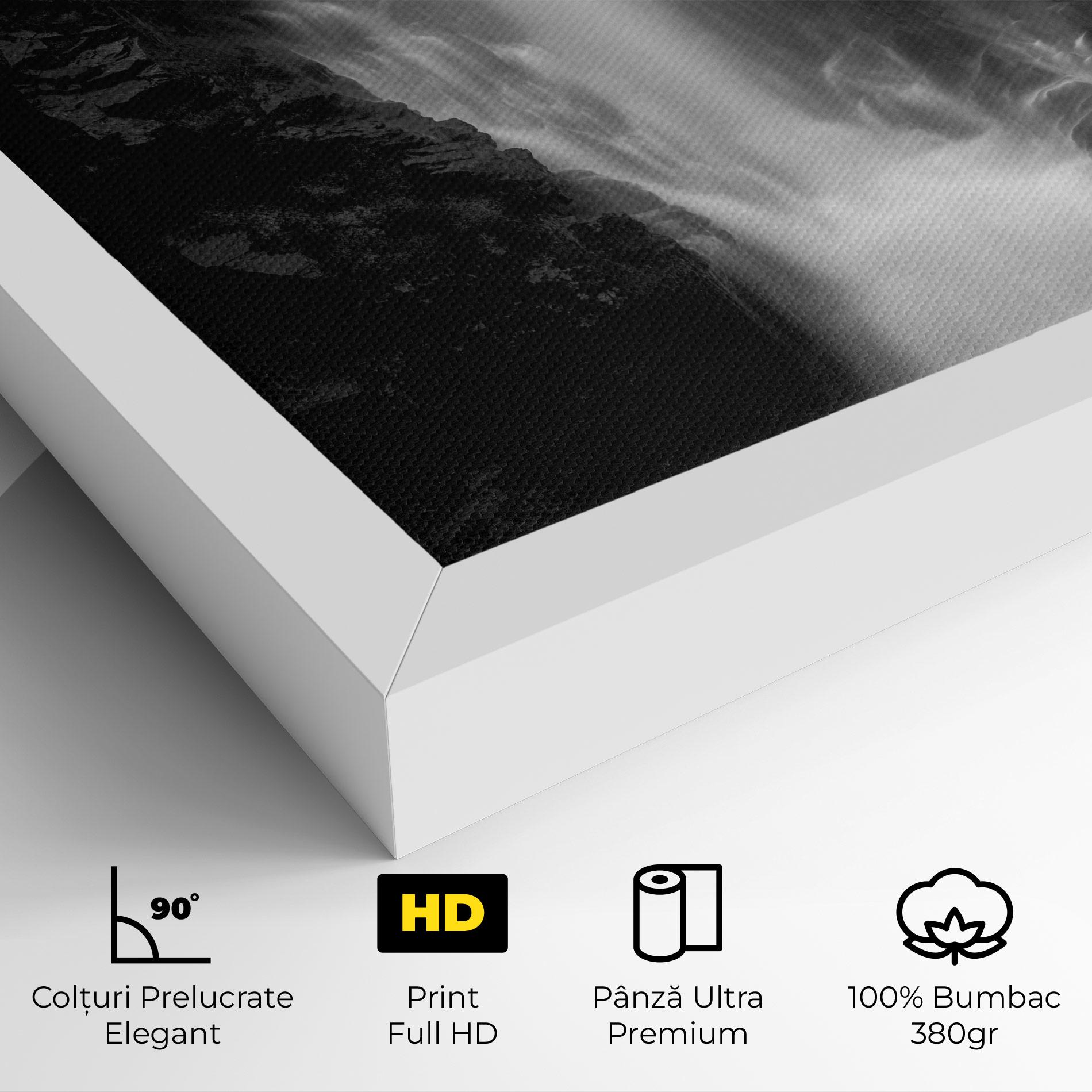 Tablou Canvas Black Rock Waterfall View mockup 4