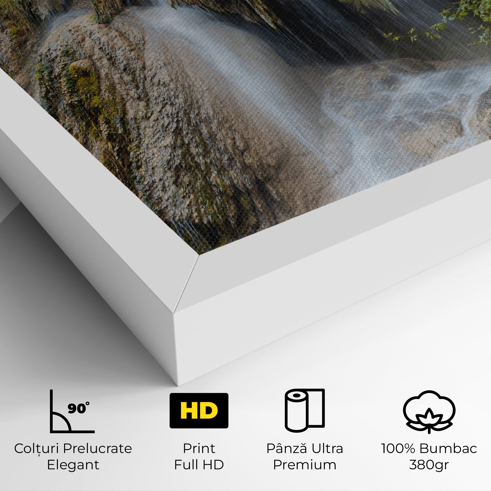 Forest Waterfall View mockup 4