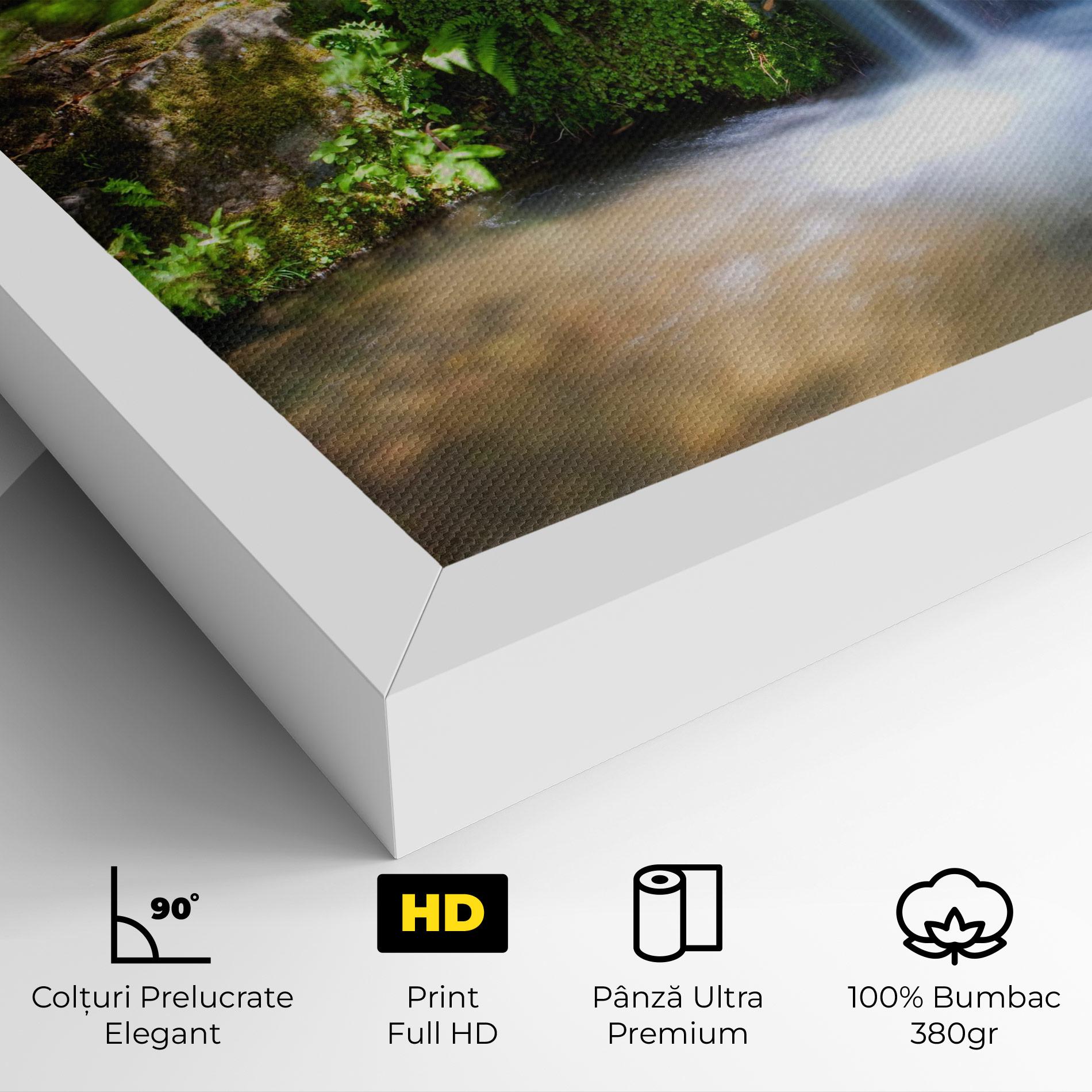 Tablou Canvas Jungle View Waterfall mockup 4