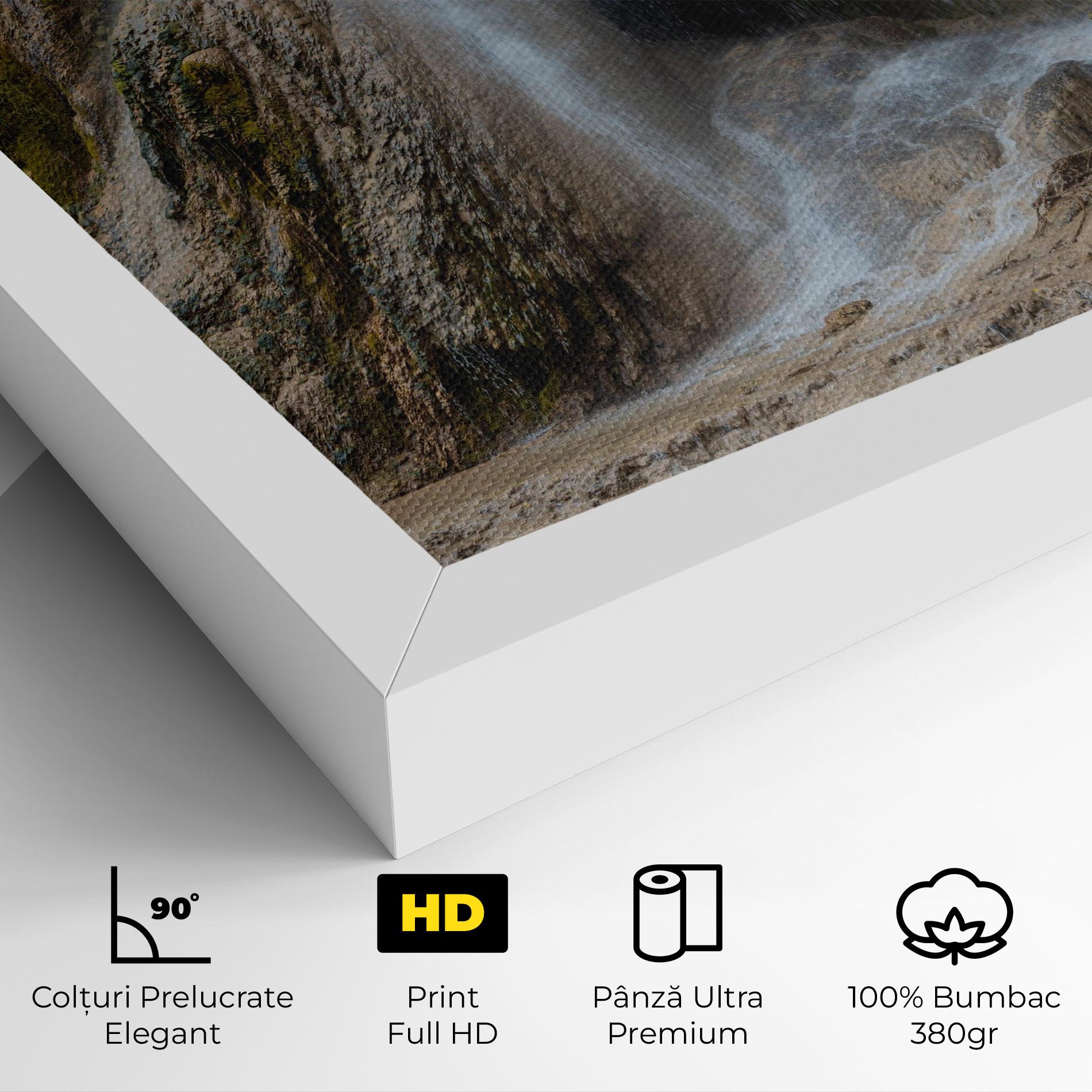Tablou Canvas Pretty Waterfall Forest mockup 4