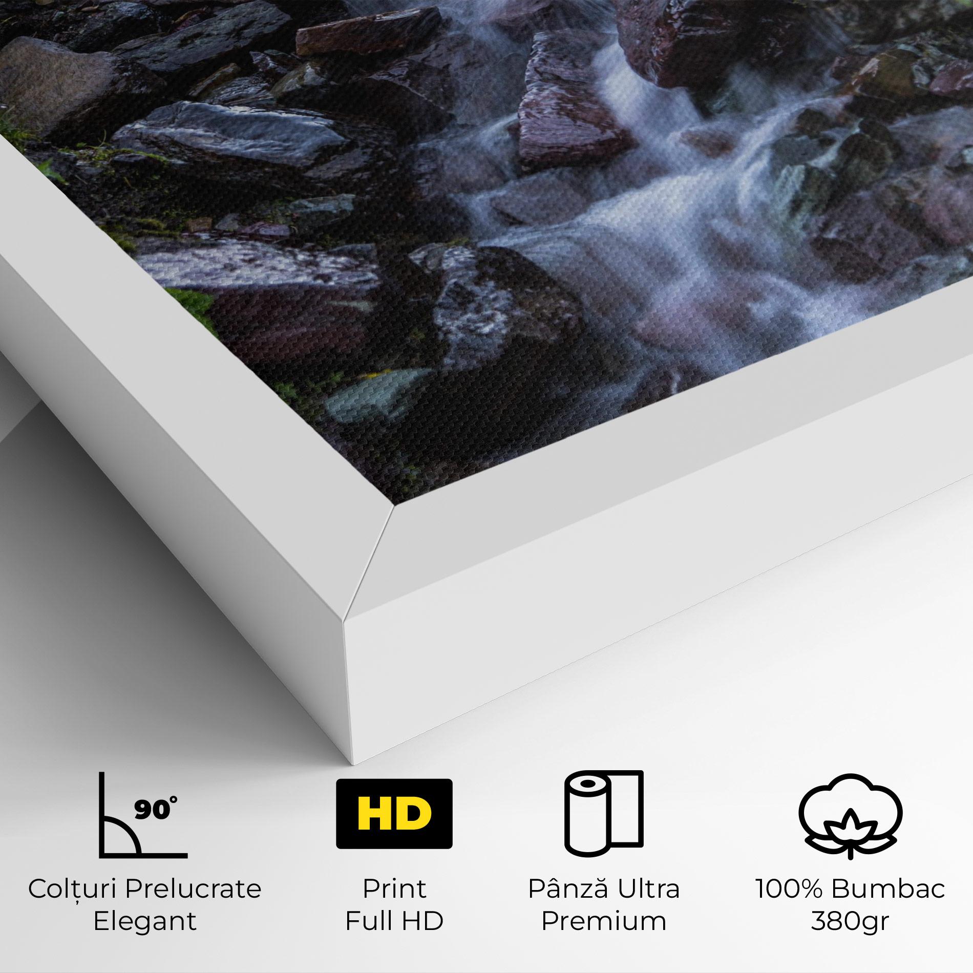 Tablou Canvas Water Falling Field mockup 4