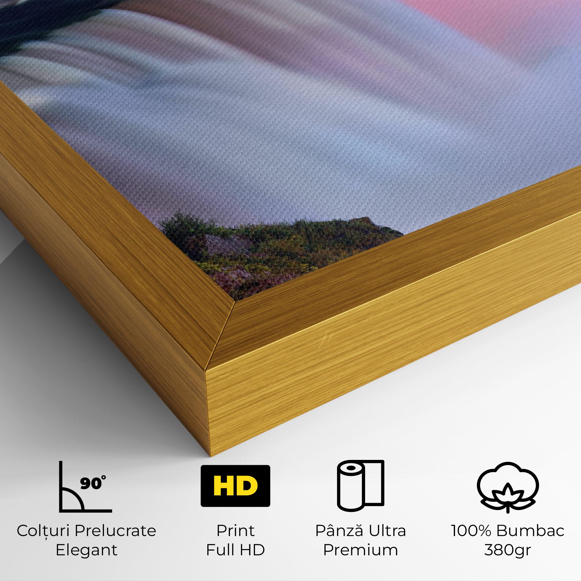 Tablou Canvas Dreamy Purple Waterfall mockup 4