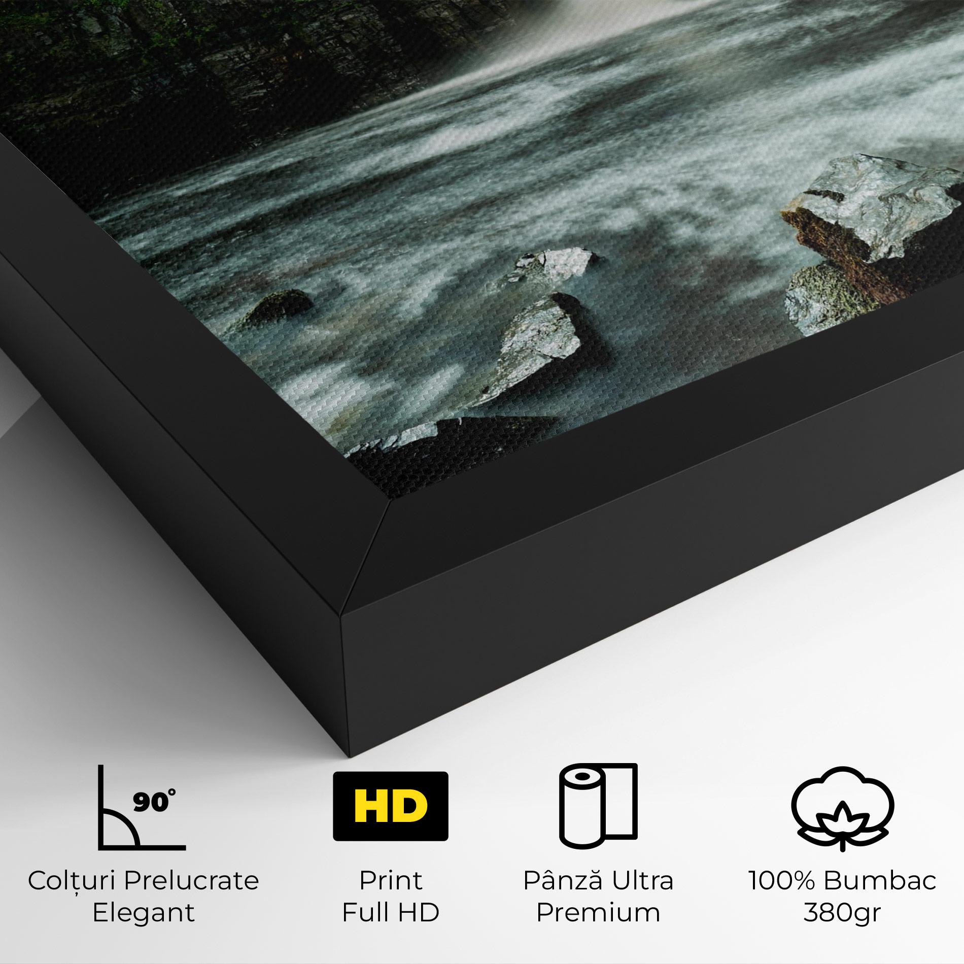 Tablou Canvas Beautiful Water Falling mockup 4