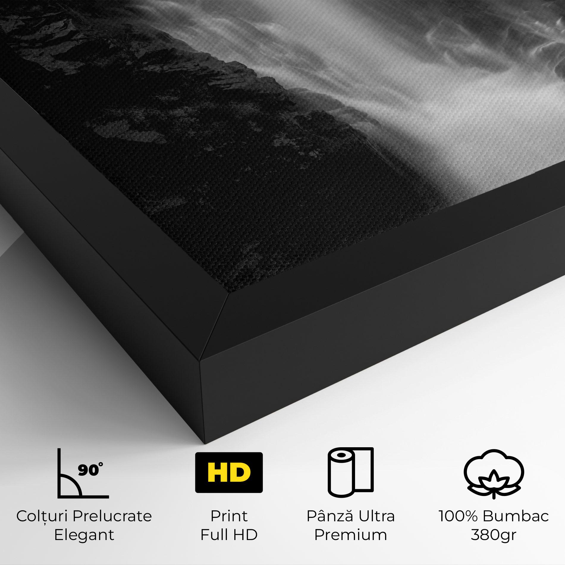 Tablou Canvas Black Rock Waterfall View mockup 4