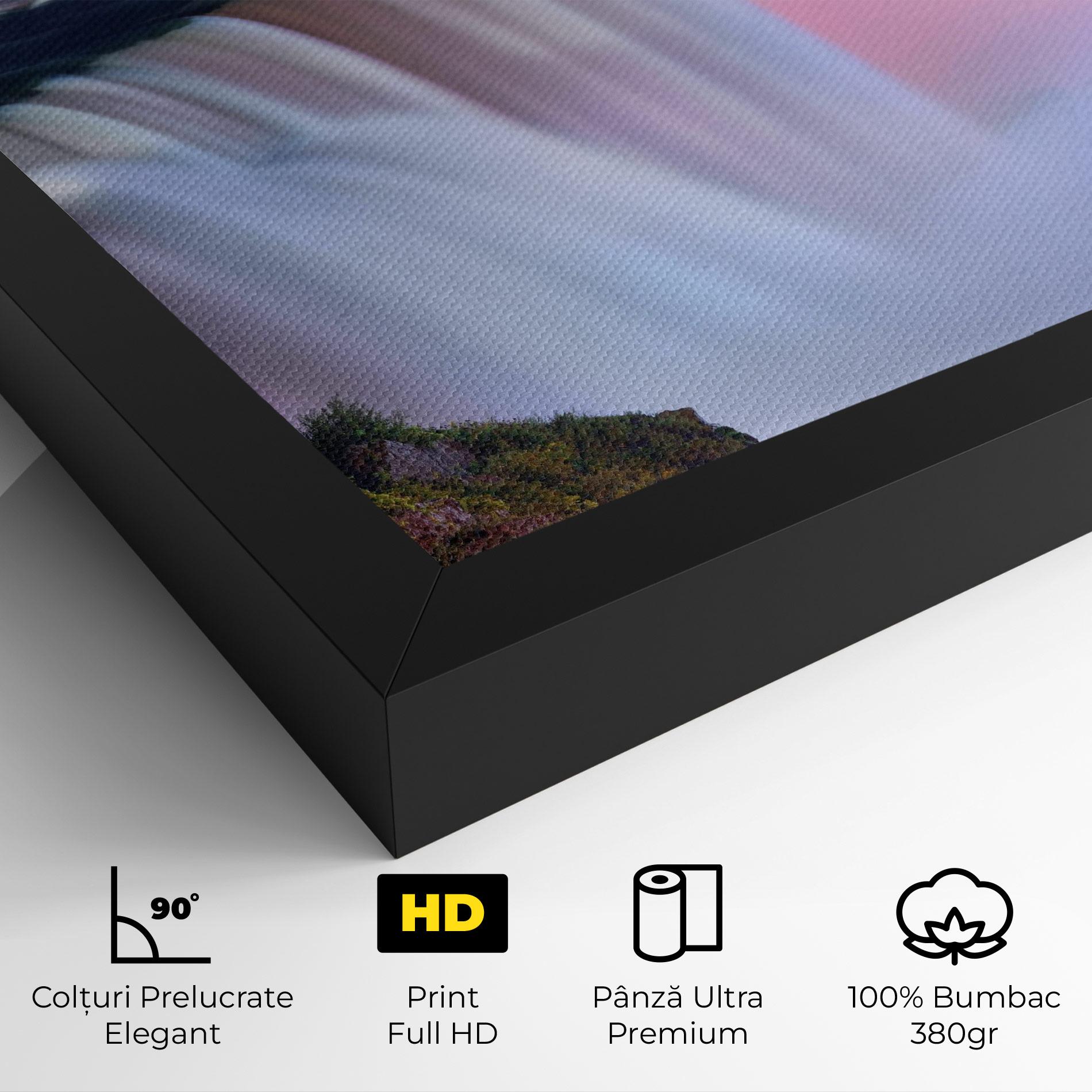 Tablou Canvas Dreamy Purple Waterfall mockup 4