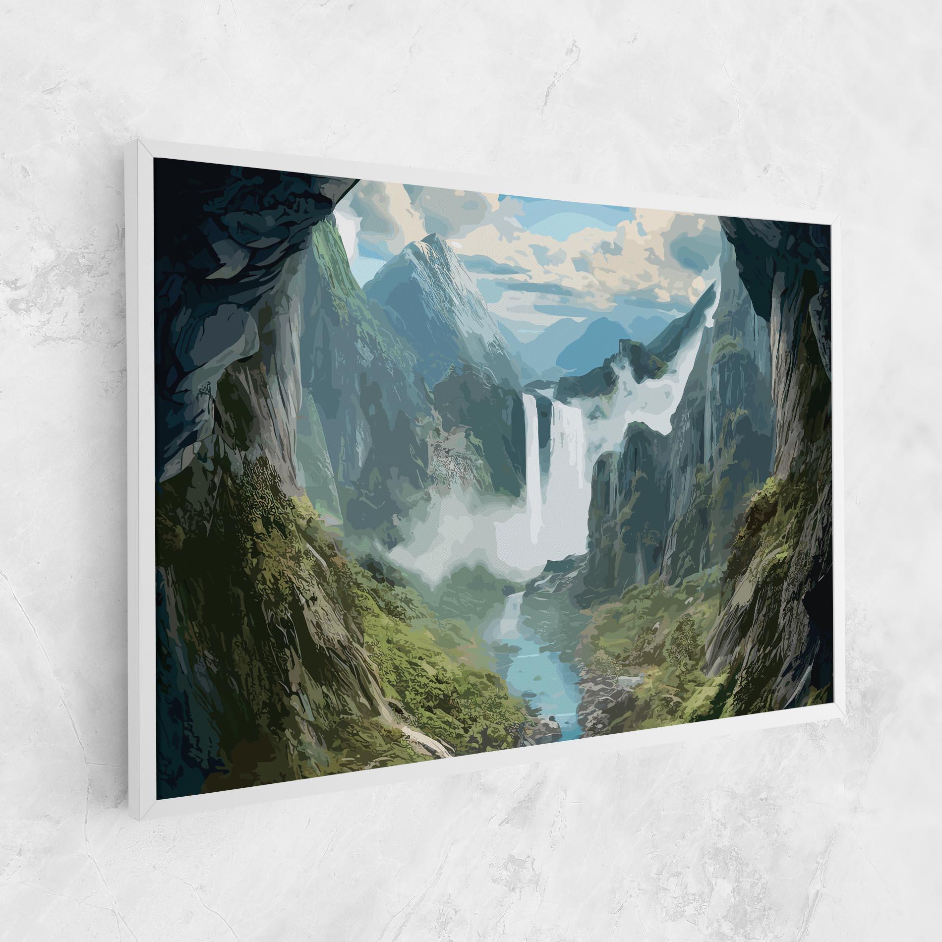Tablou Canvas Amazing Waterfall mockup 1