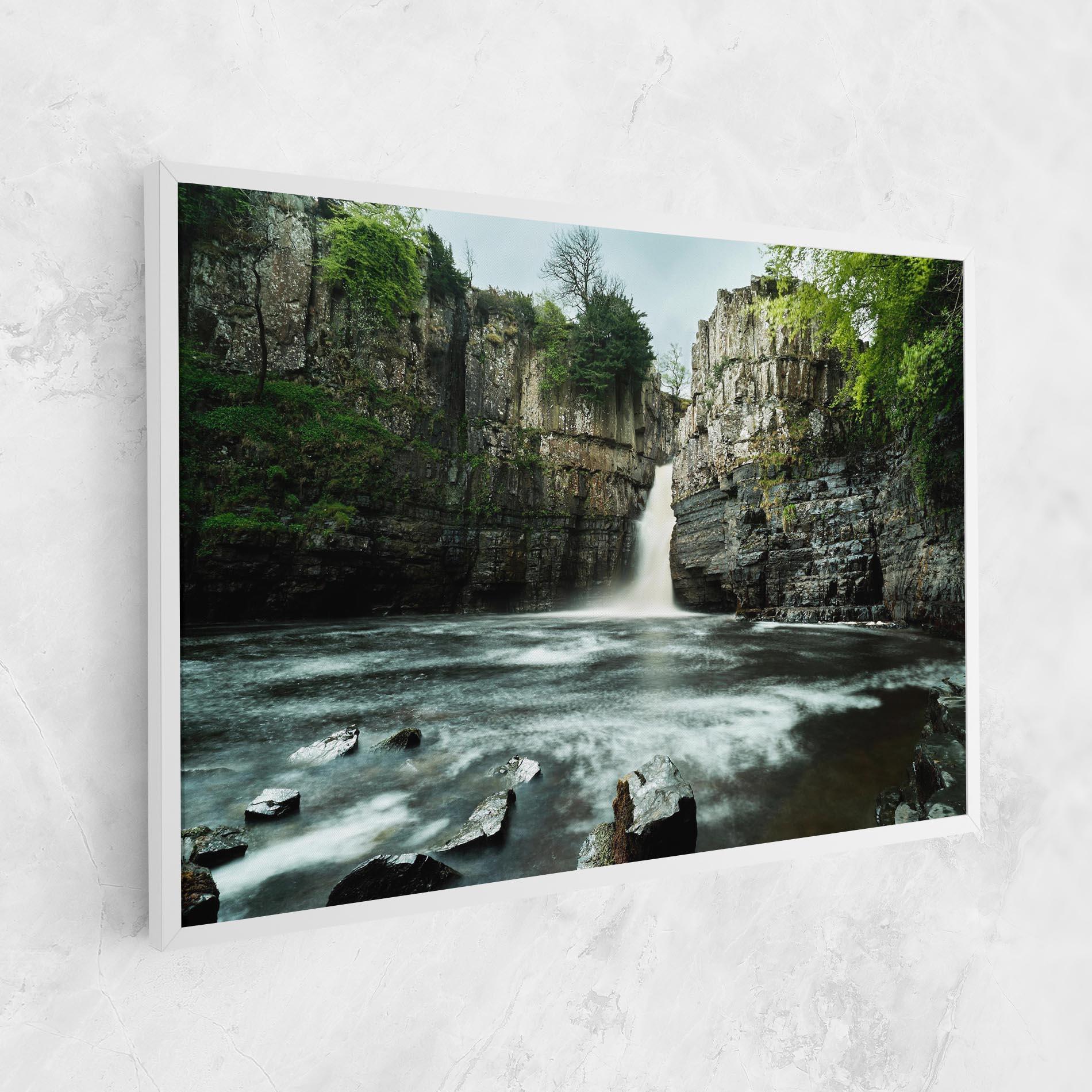 Tablou Canvas Beautiful Water Falling mockup 1