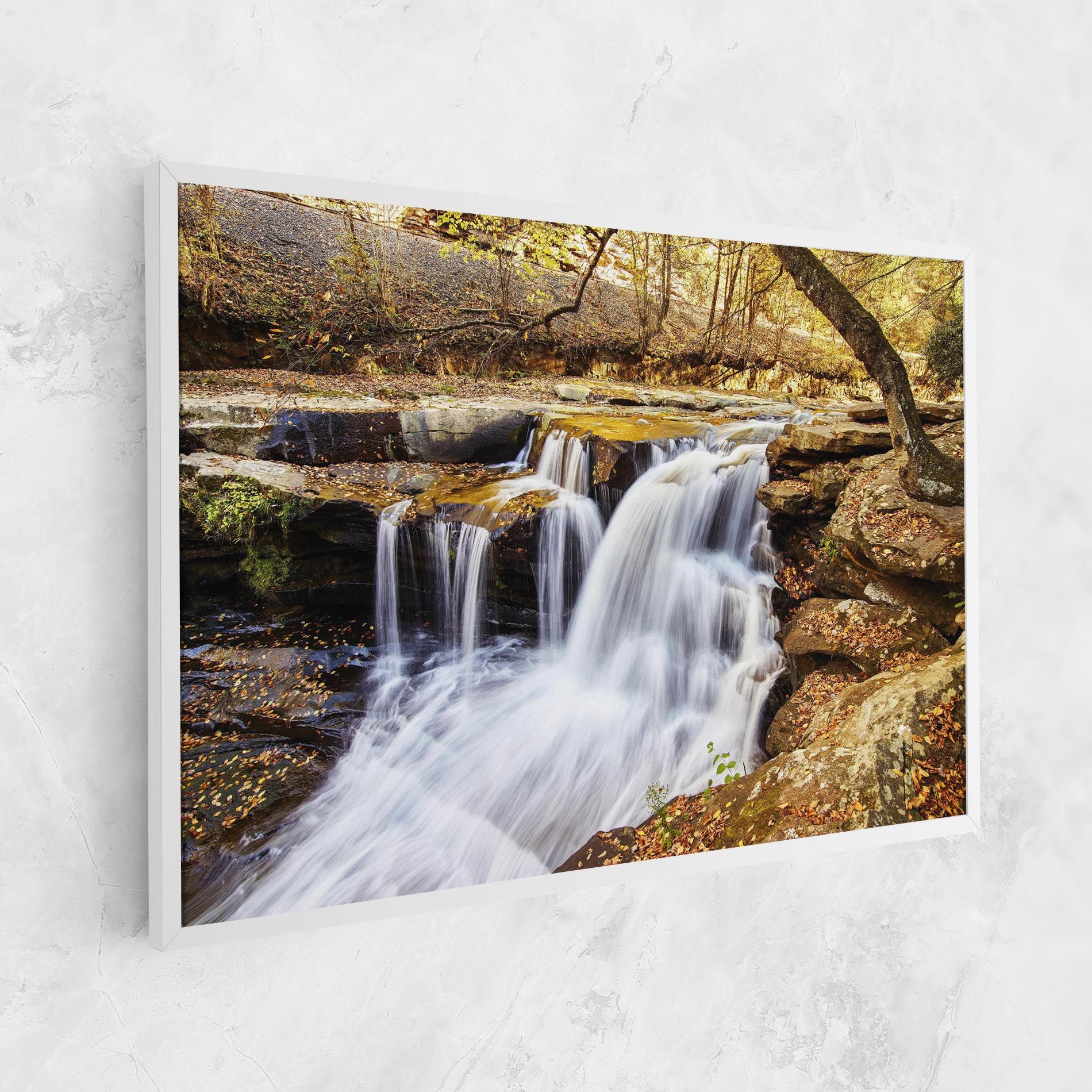 Pretty Autumn Waterfall mockup 1